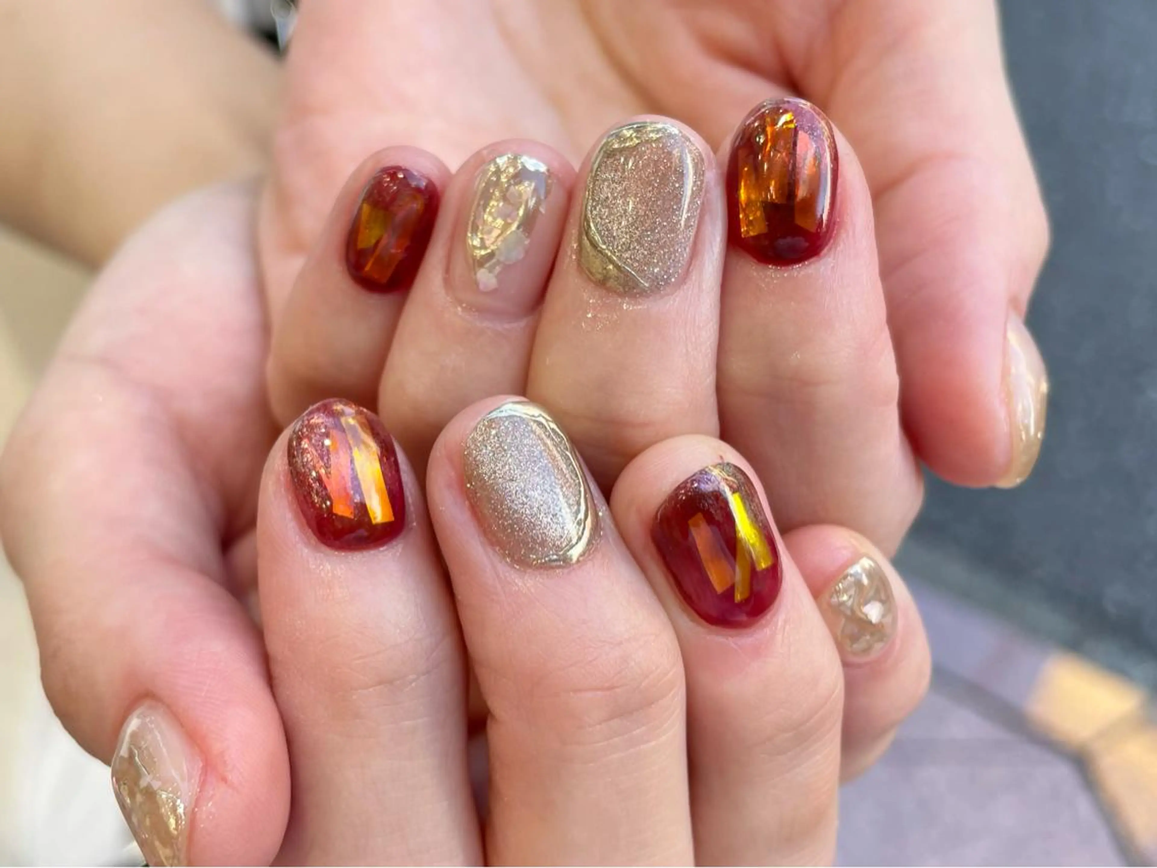 ネイル ハンドネイル Ash関内ネイリスト 荒木晴香のネイルデザイン