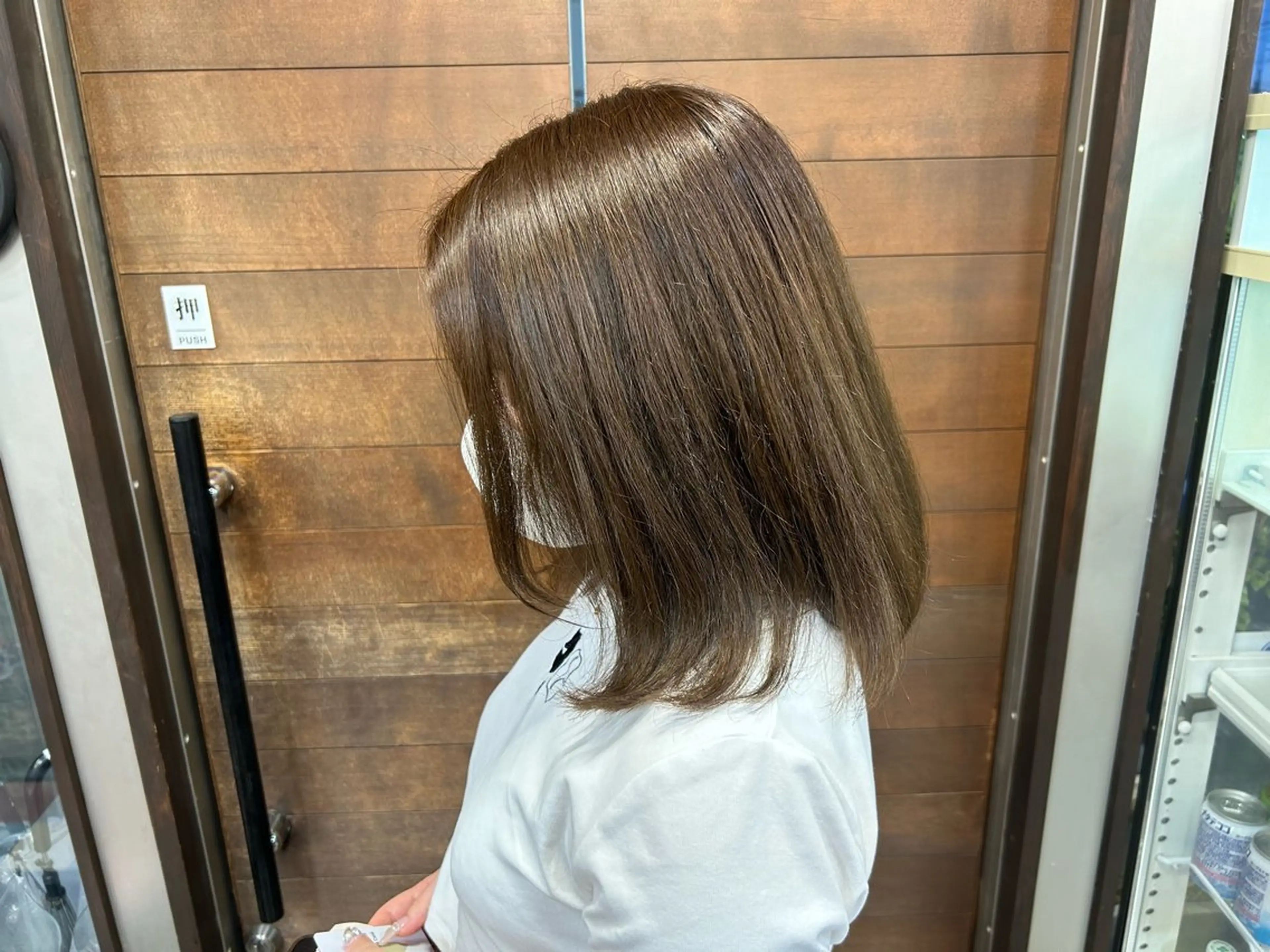 ミディアム ヘアカラー トリートメント Qwali所属・にしむら かなたのヘアスタイル