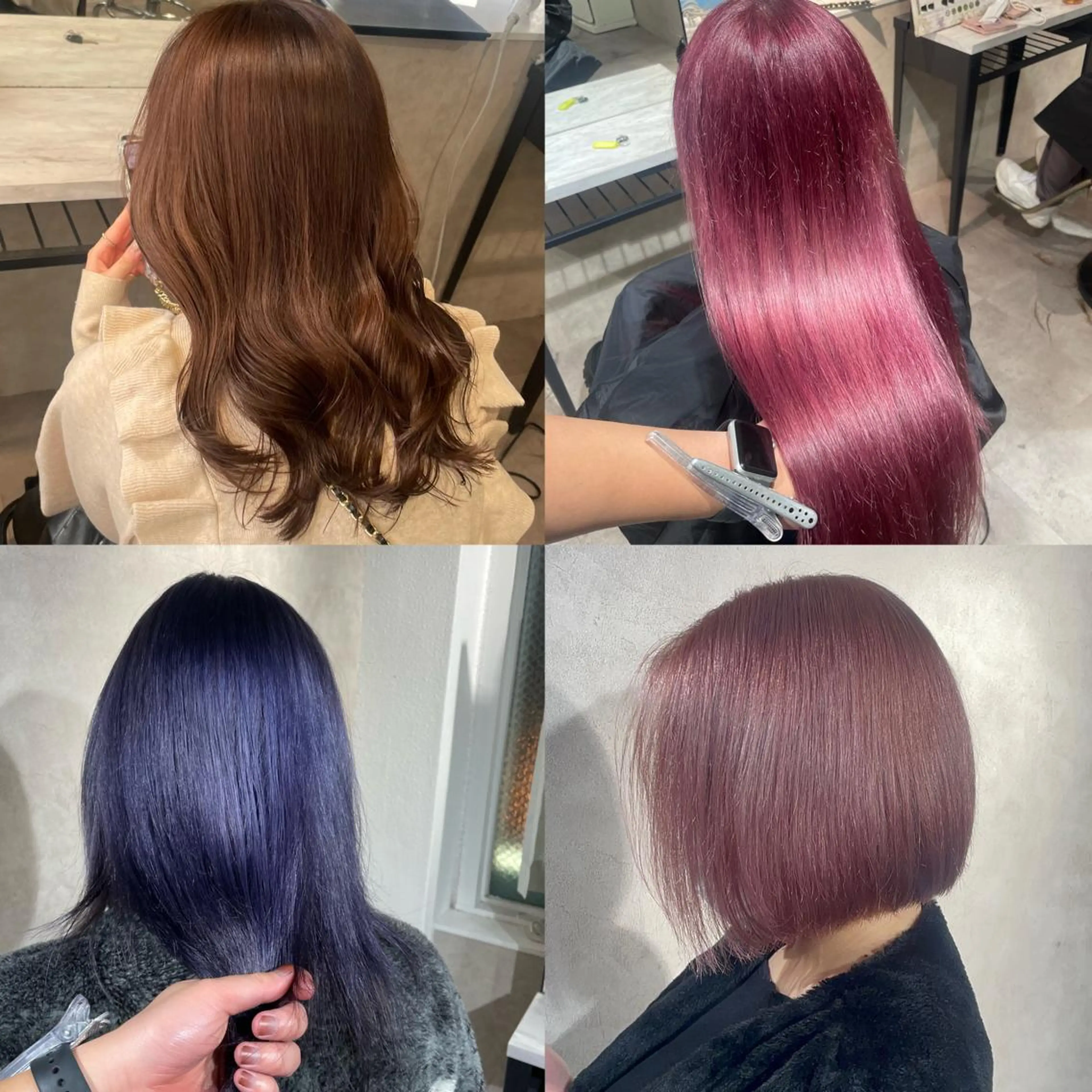 ミディアム カラー ヘアカラー トリートメント 🩵韓国ハイトーン/ 梅田 YUZU🩵のヘアスタイル