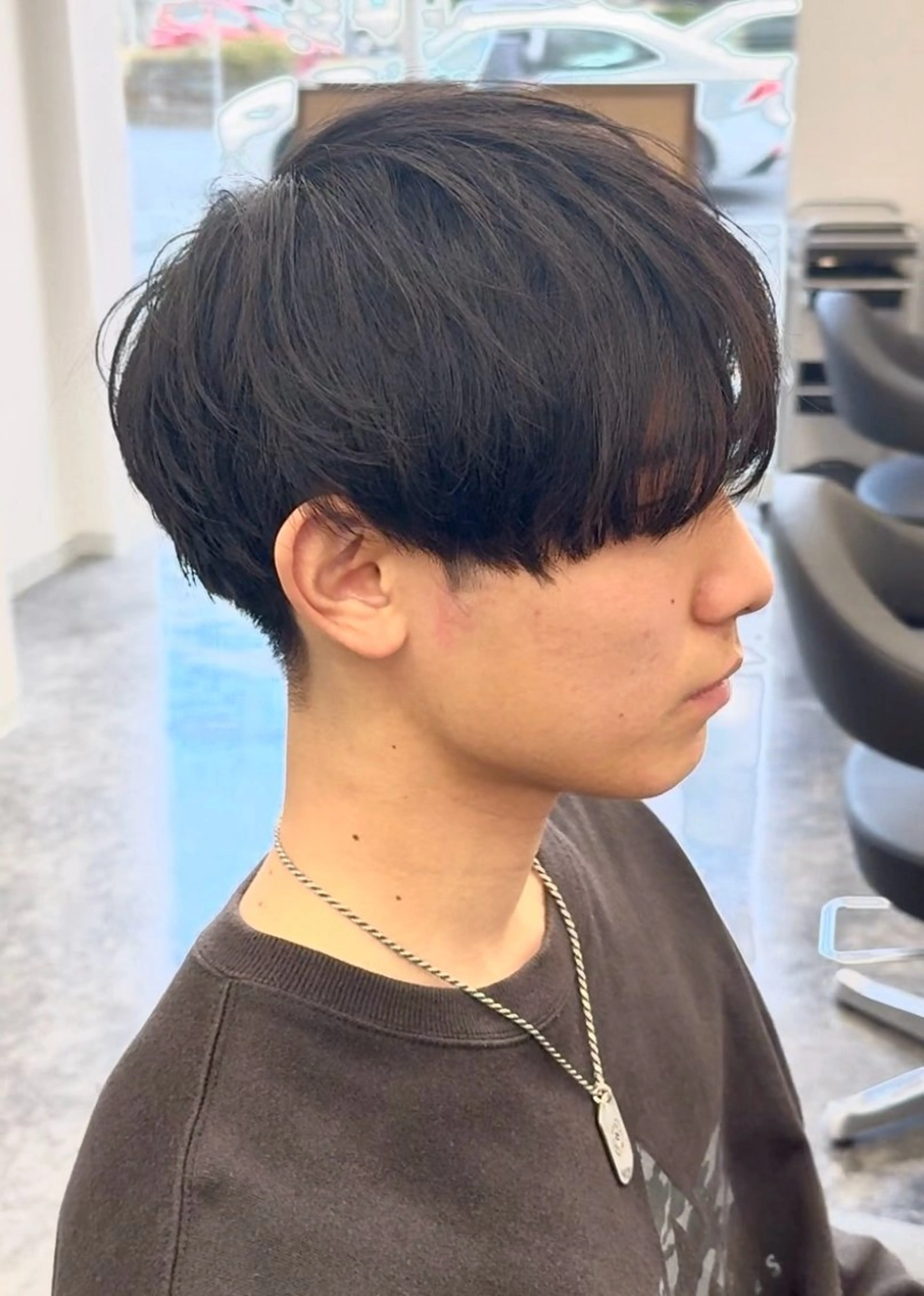 ショート メンズ マッシュ 鈴木 陸のヘアスタイル