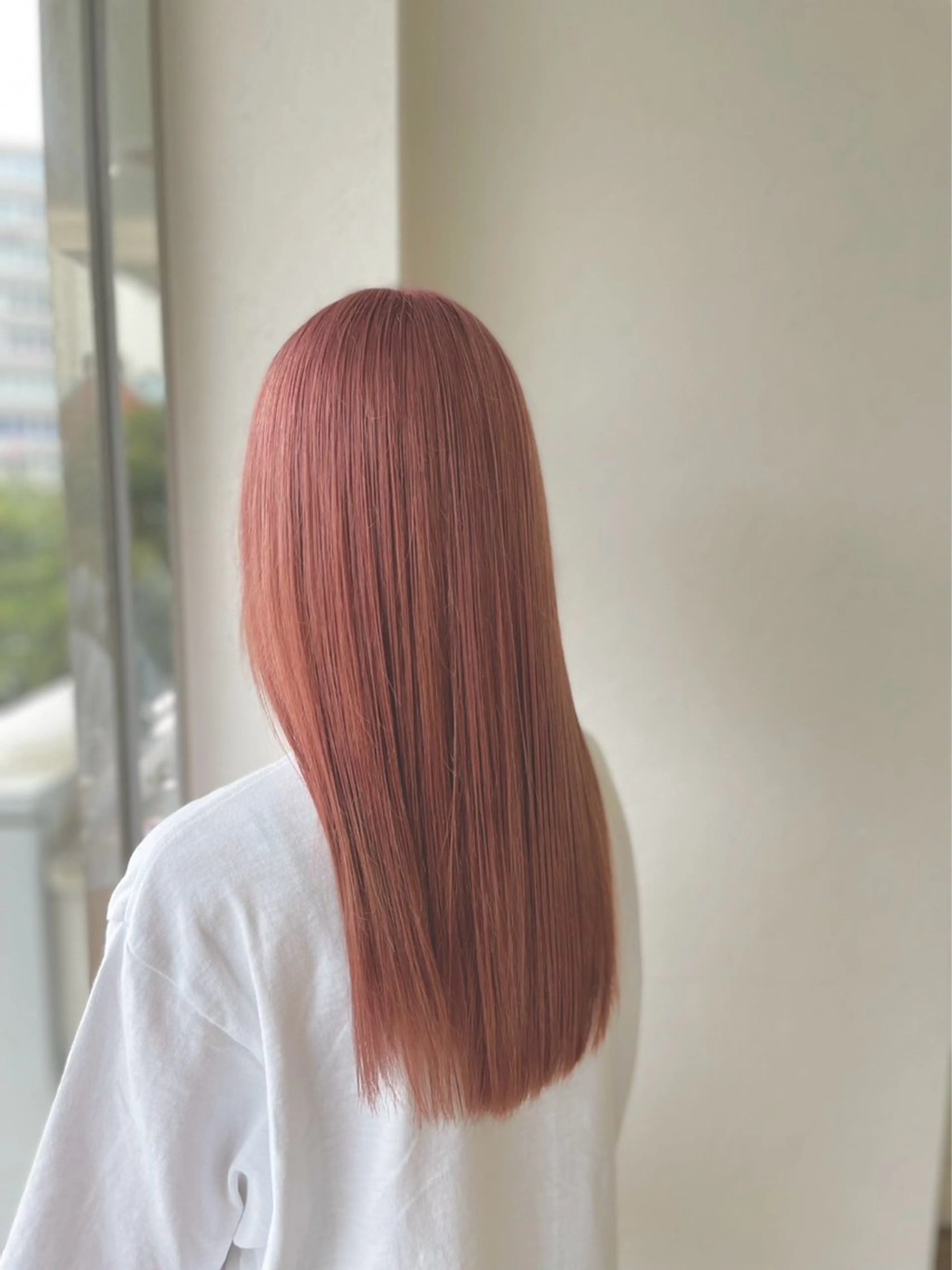 ロング カラー ブリーチ ピンクカラー カット ヘアカラー トリートメント 🎀Lino/千葉 RAMU🎀のヘアスタイル
