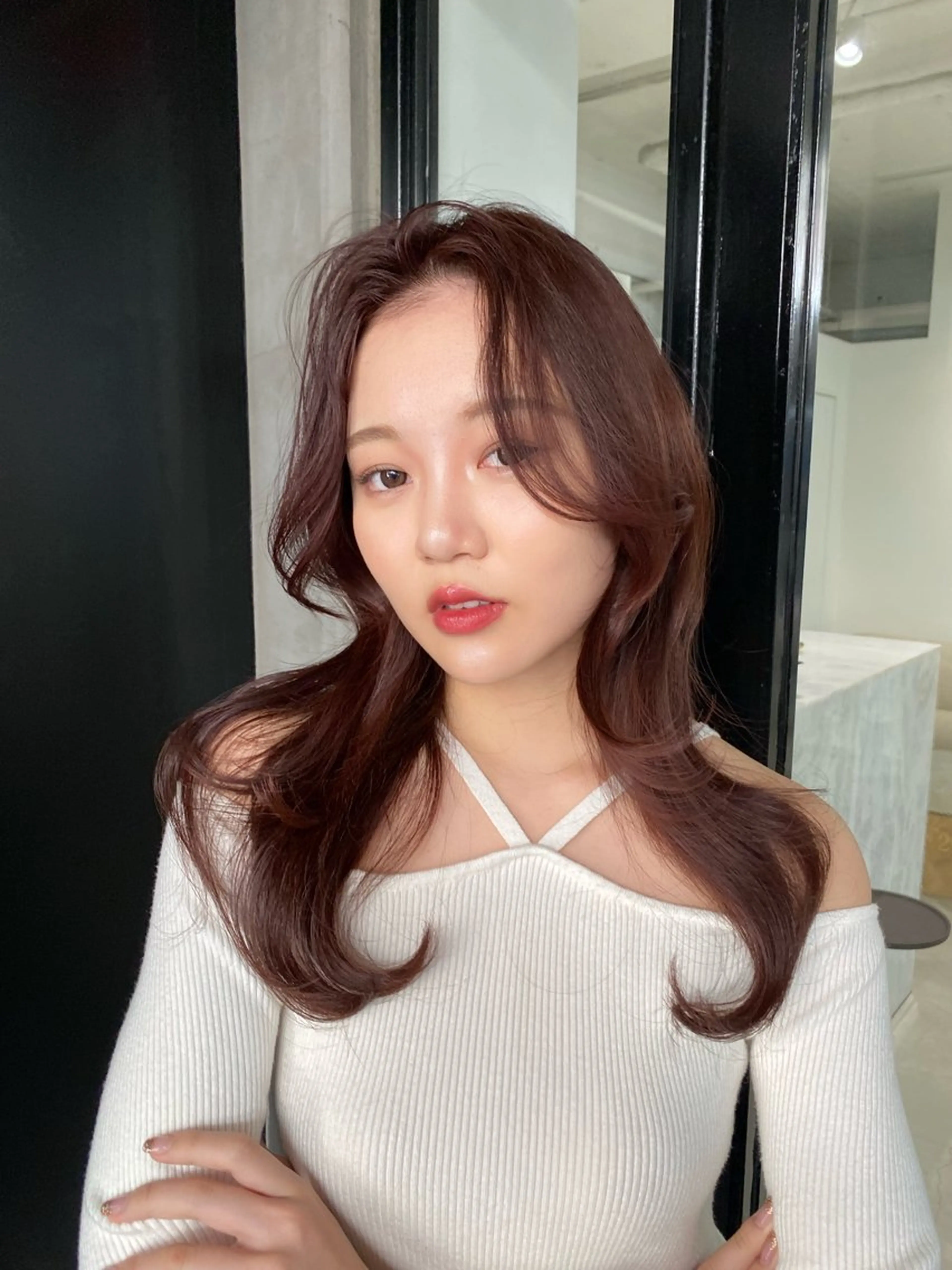 最強モテ髪👸🏻💕ワンカラー + OLAPLEX トリートメント+ Aujua トリートメント🤍の写真