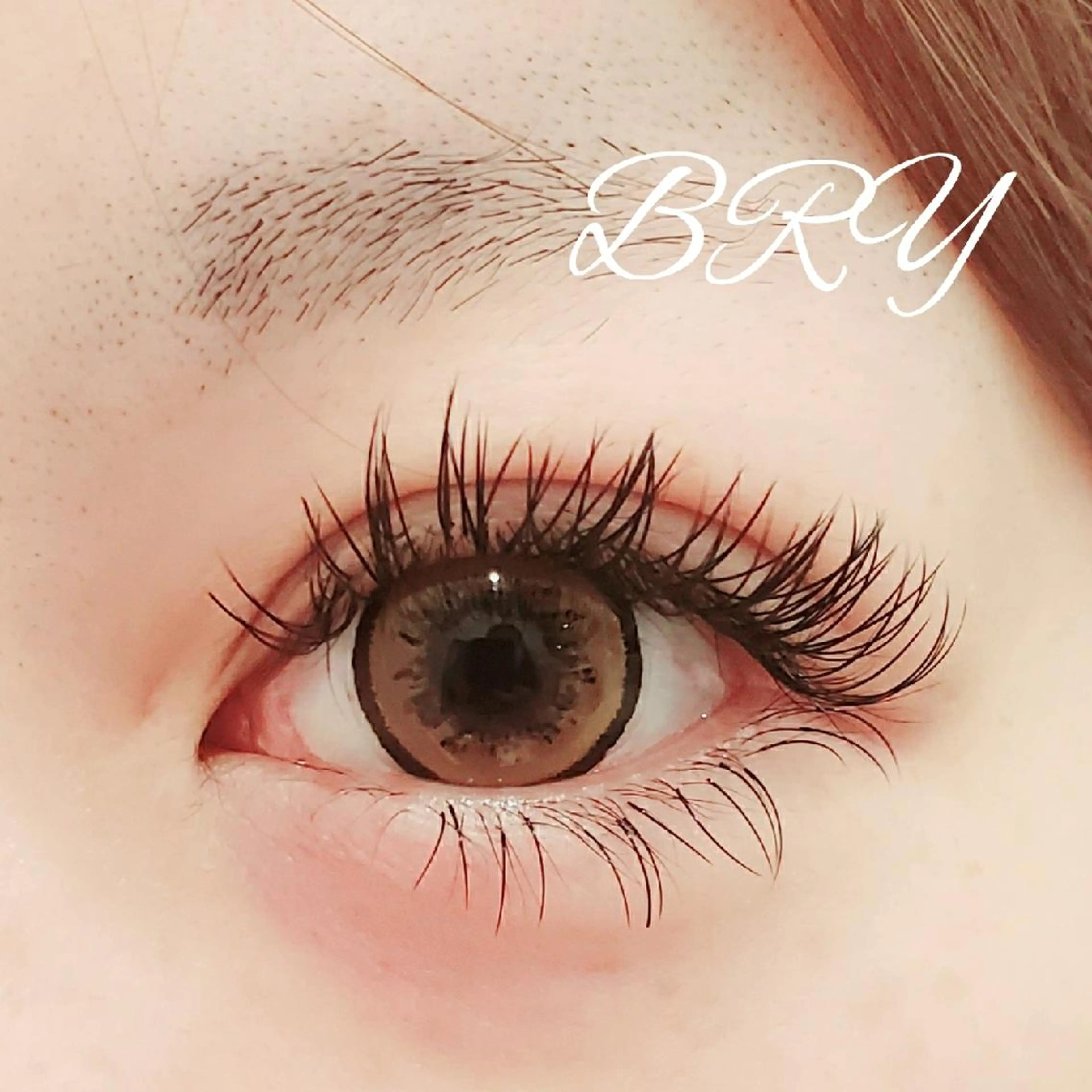 マツエク・マツパ CCカール Cカール カラーマツエク フラットラッシュ ゴージャス マツエク Hair＆beauty BRY所属・BRY✂ ブライ‪のマツエク・マツパデザイン