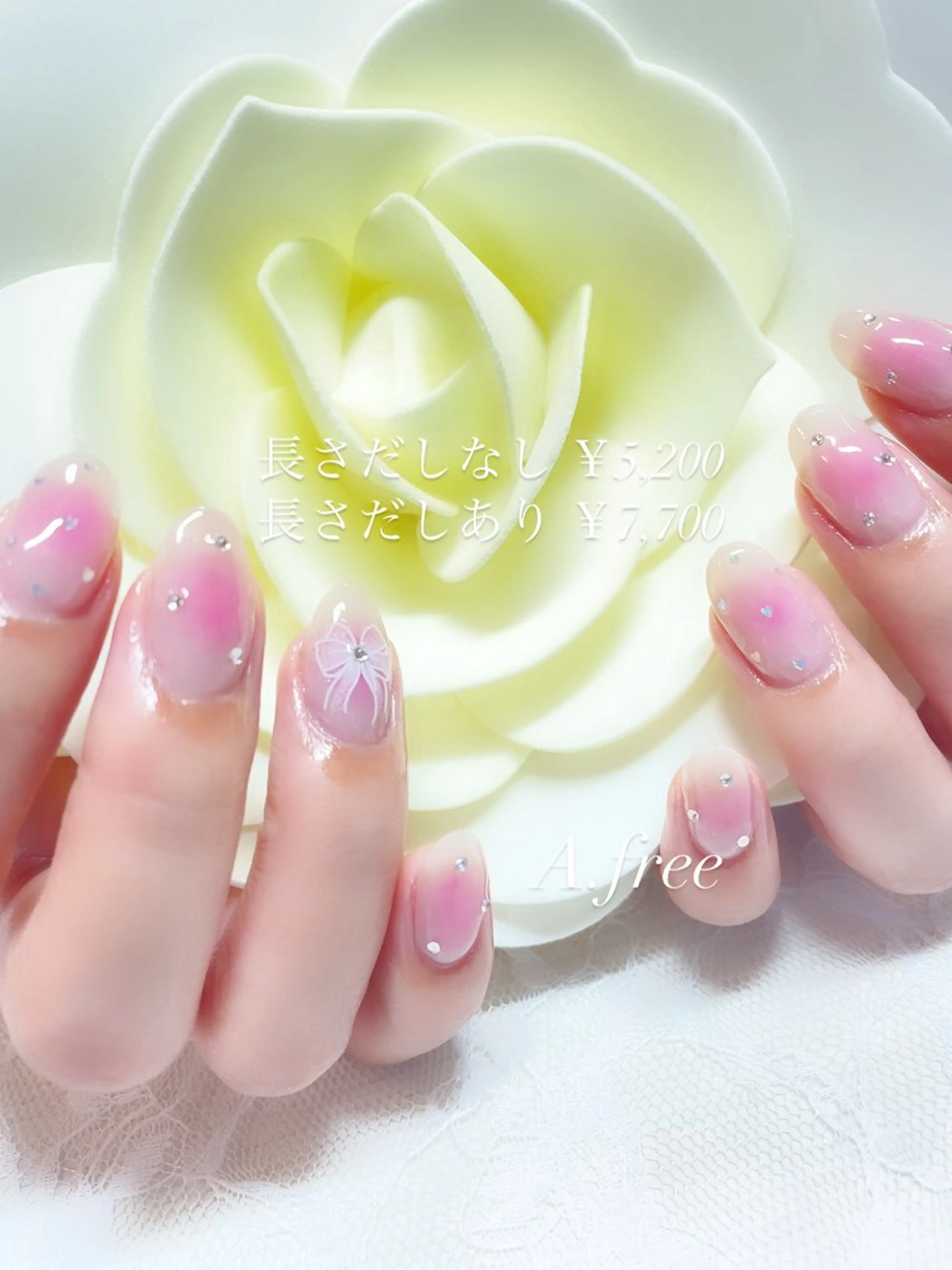 ネイル ハンドネイル A.free✧*｡ アレルギー対応✧*｡のネイルデザイン