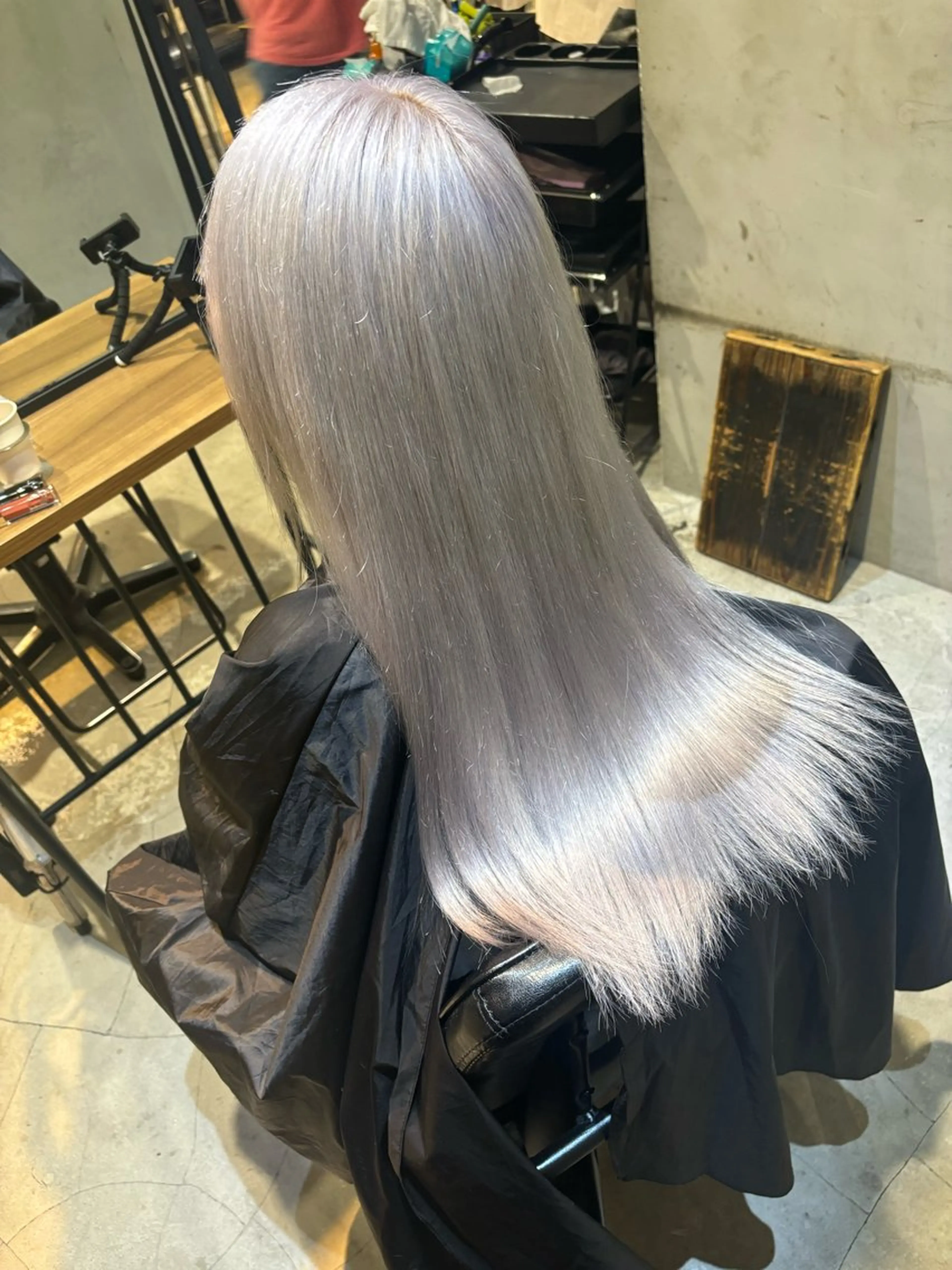 ロング カラー ヘアカラー ブリーチハイトーン RIKUTOのヘアスタイル