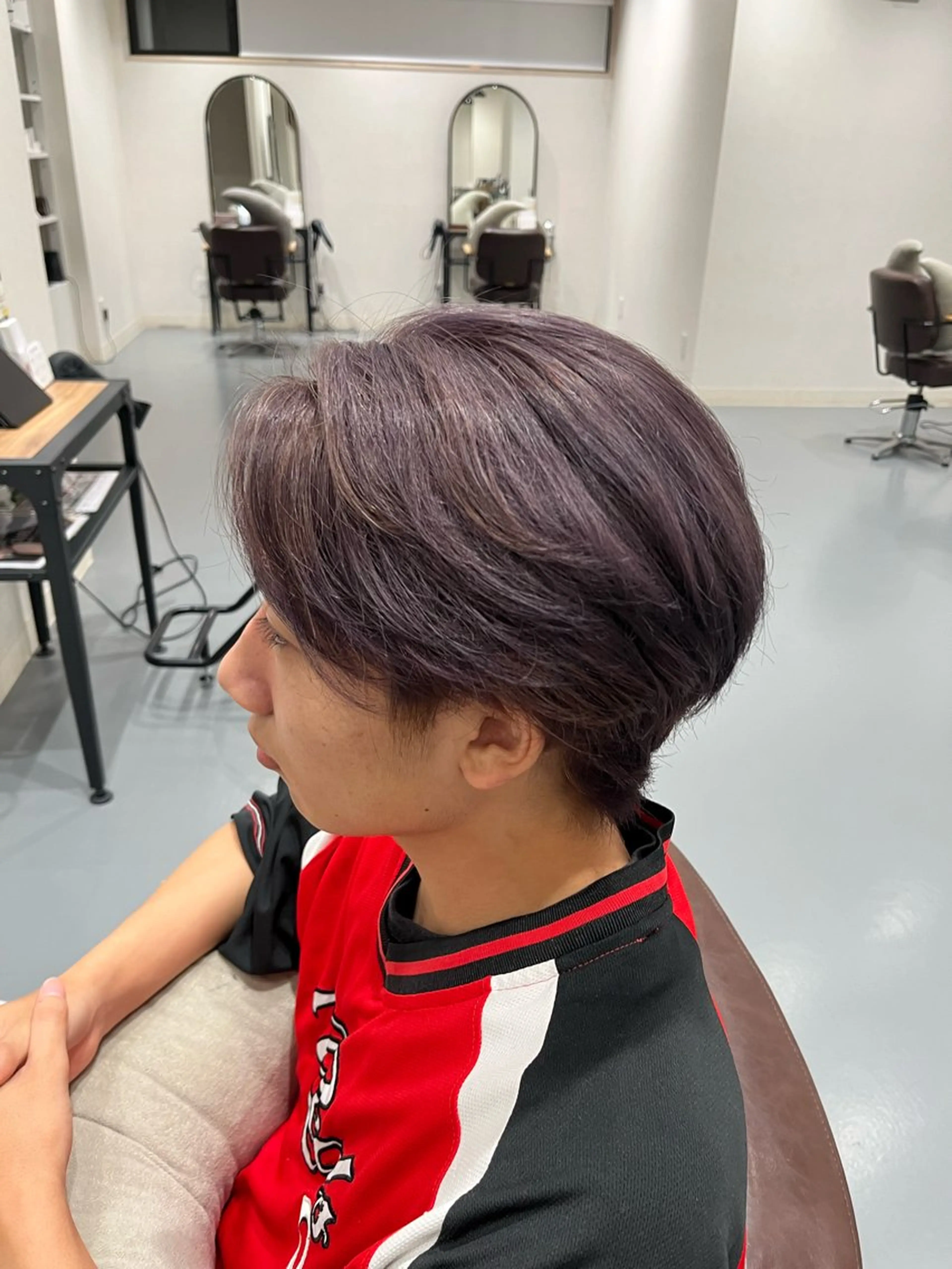 ブリーチオンカラー（ブリーチは1回のみ）の写真