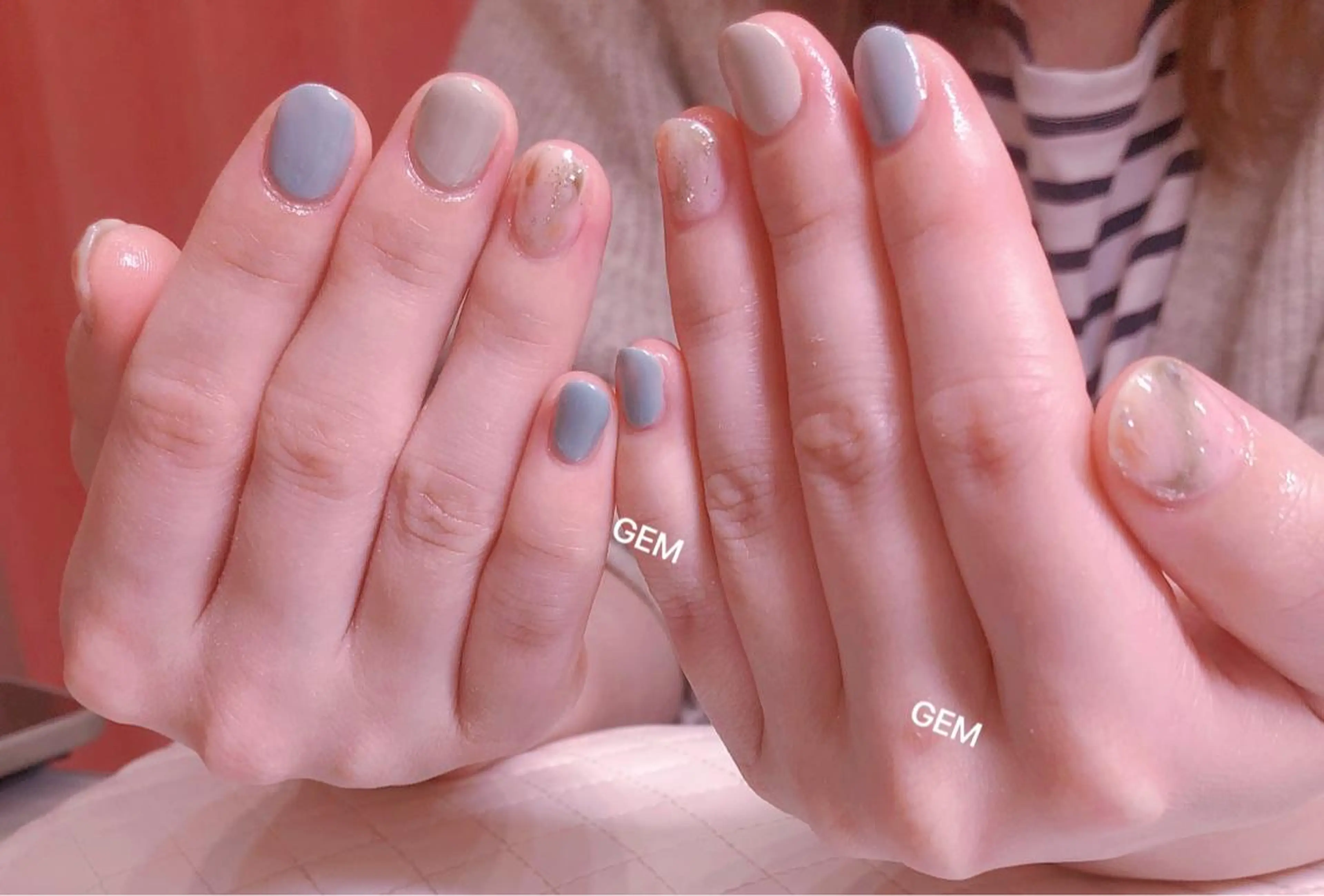 ネイル ジェルネイル ニュアンスネイル GEM  the beautyのマツエク・マツパデザイン