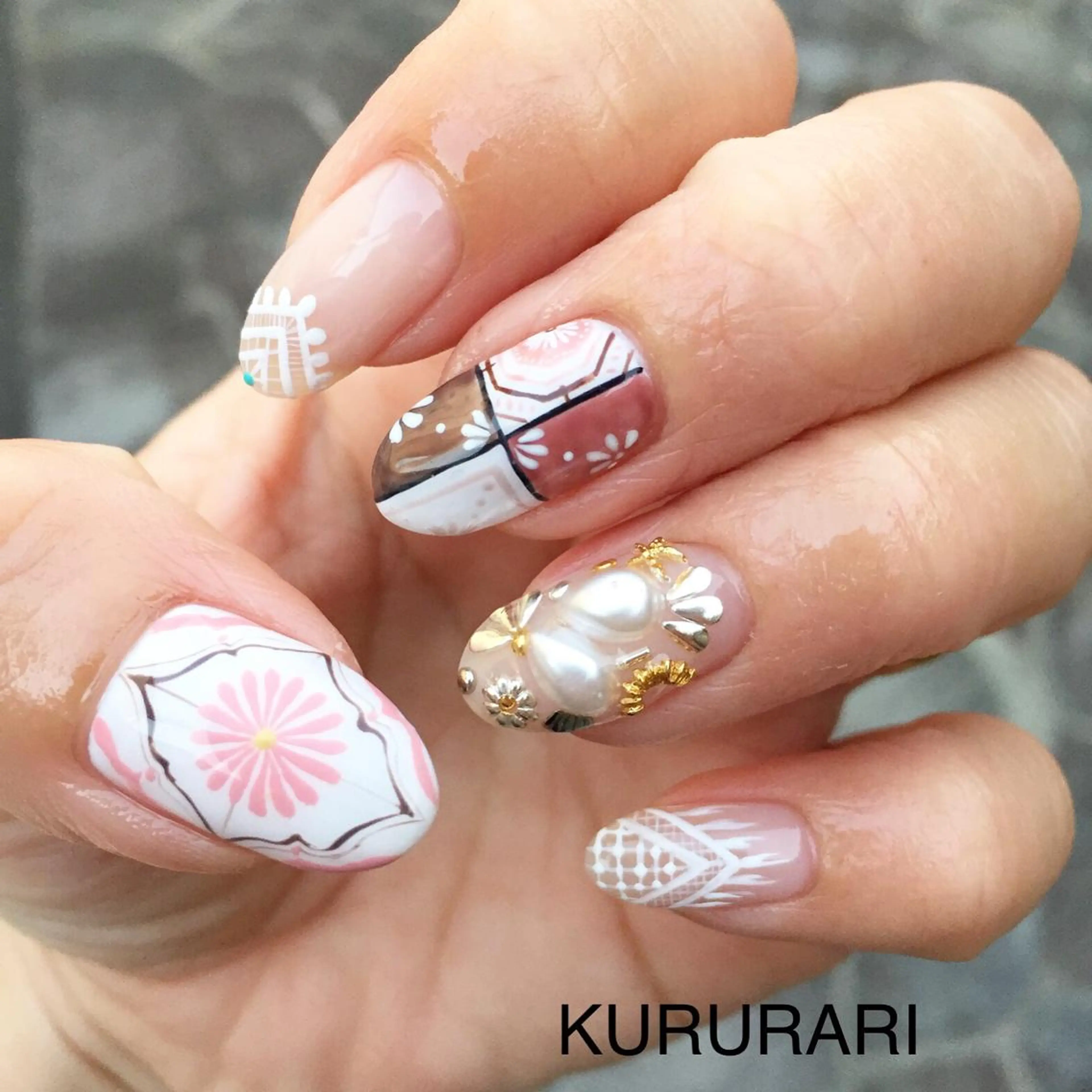 ネイル アートネイル ジェルネイル KURURARI NAILのネイルデザイン