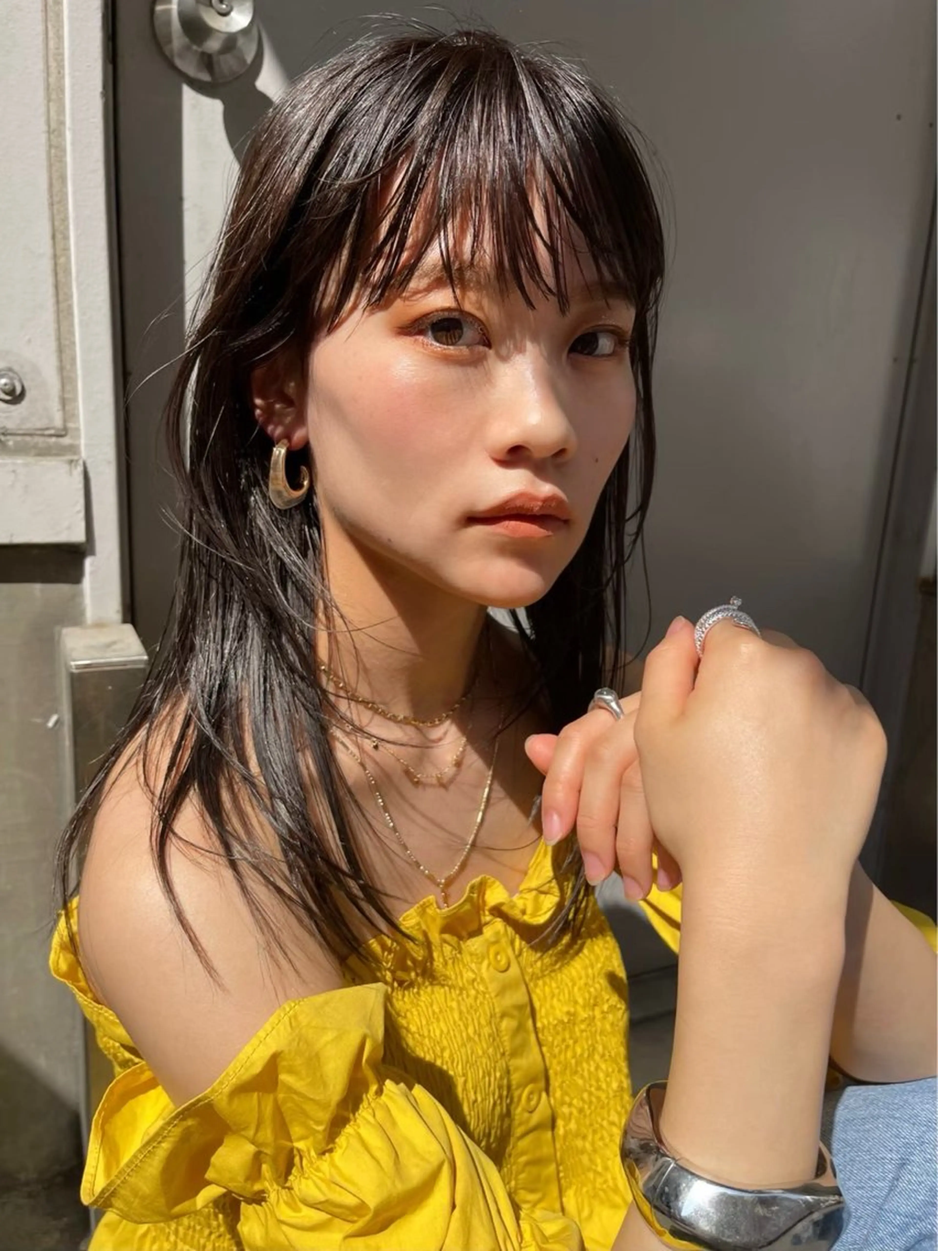 前髪の癖、割れ目を解消🙆‍♀️【クロスパーマ】➕前髪カット➕髪質改善トリートメントの写真