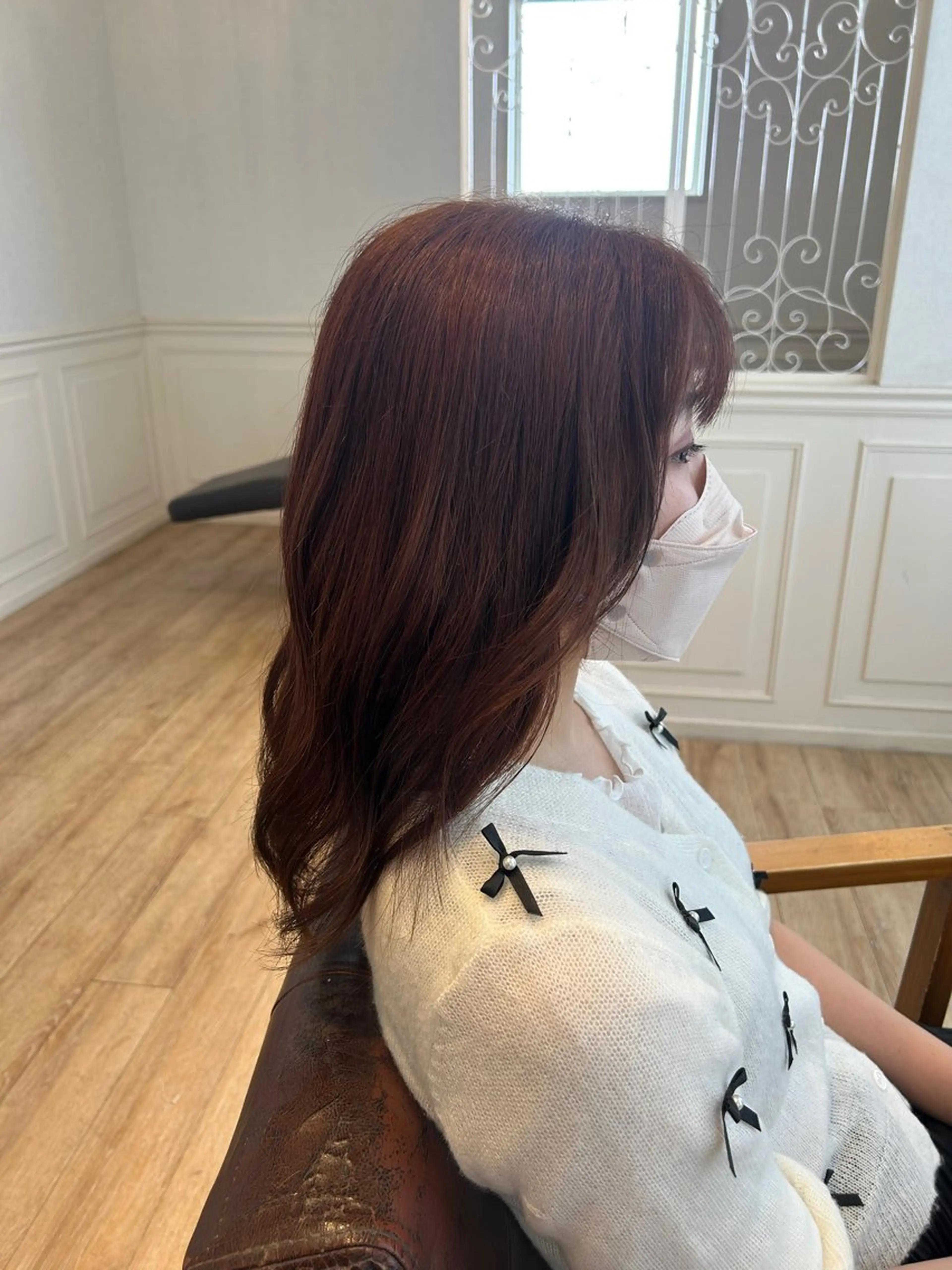 ロング 岩崎 玲花のヘアスタイル