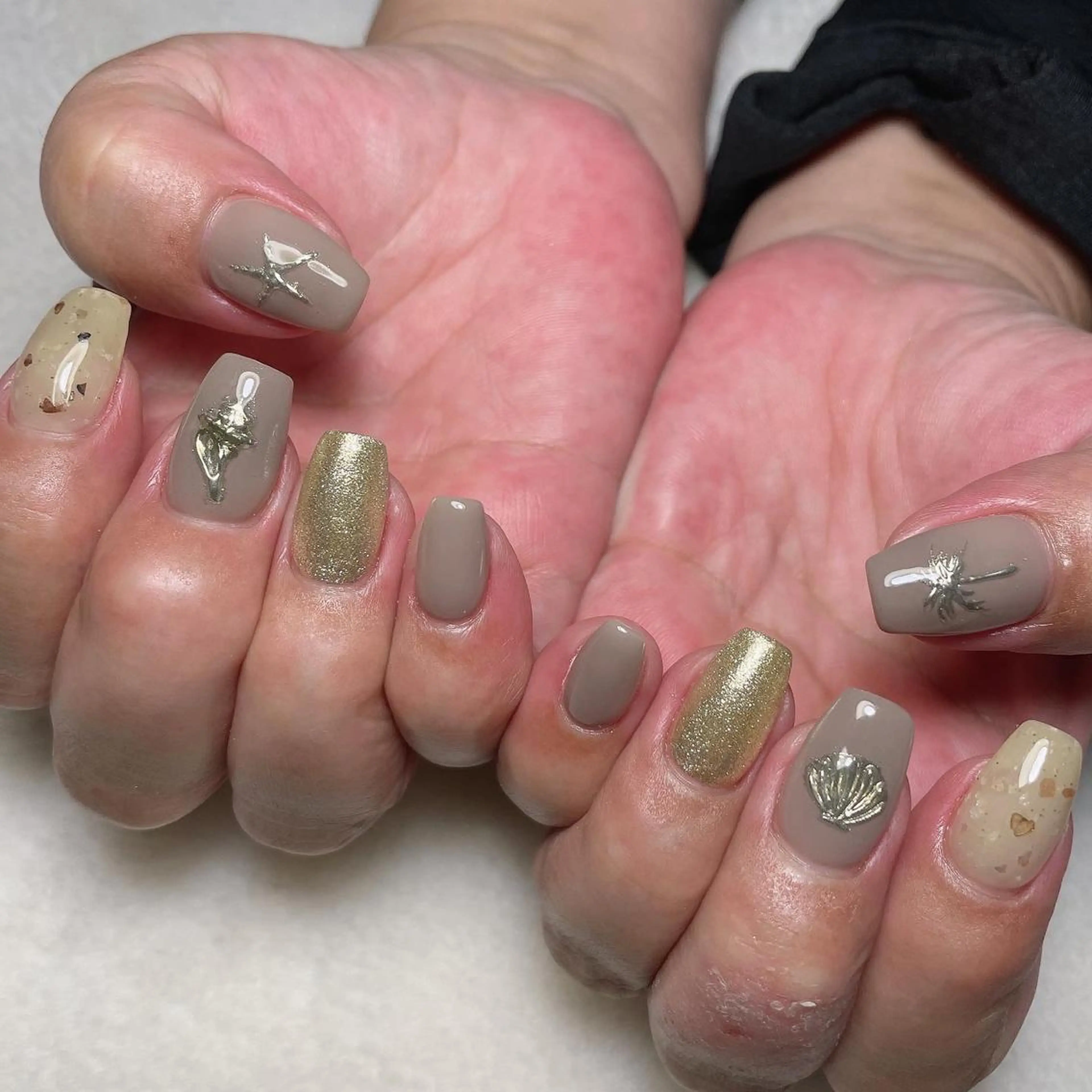 ネイル アートネイル ミラーネイル ハンドネイル kipinail 川﨑えりかのネイルデザイン