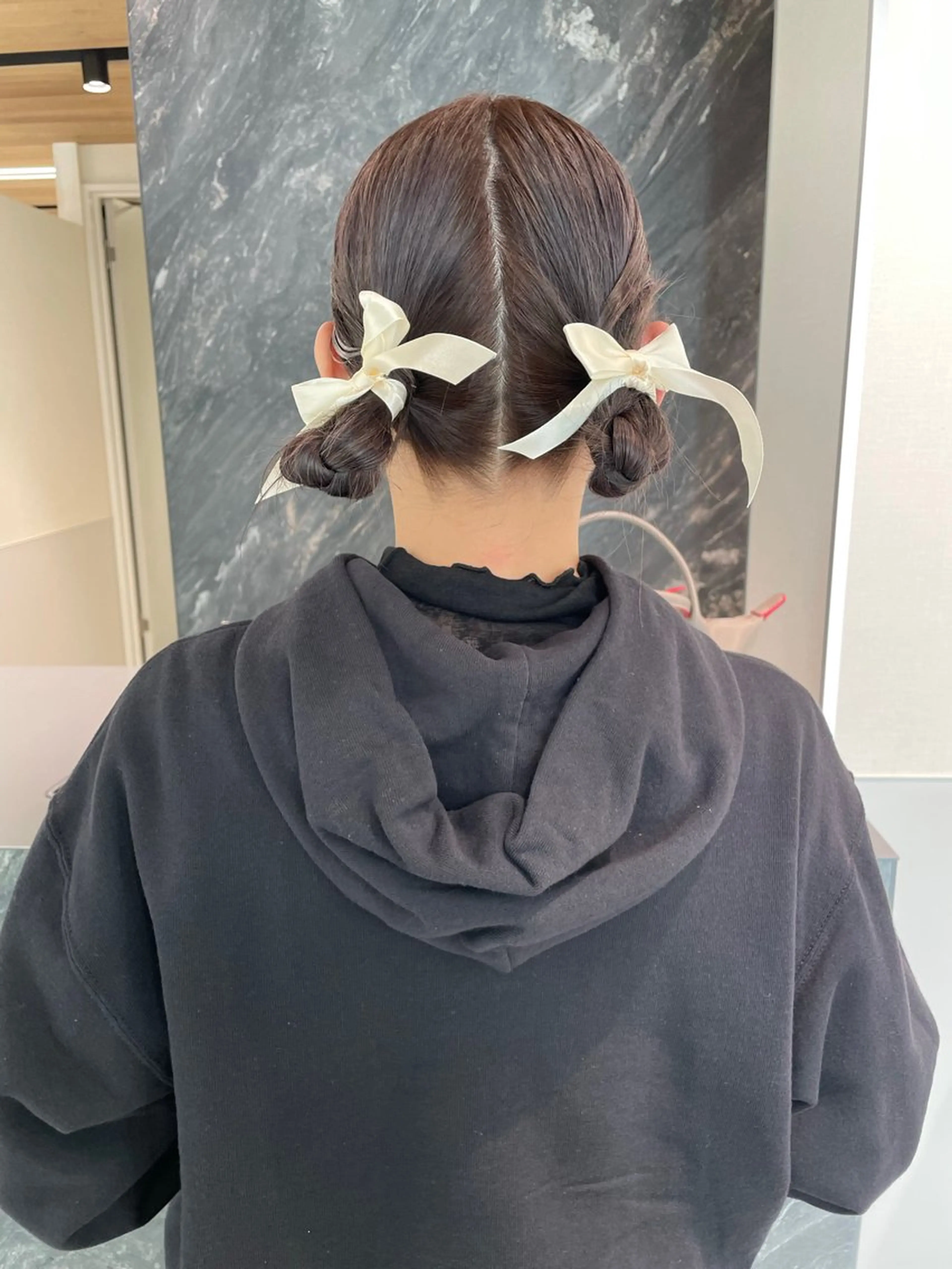 セミロング カラー パーマ ヘアアレンジ 美髪改善/レイヤー カット🫧辻未侑のヘアスタイル