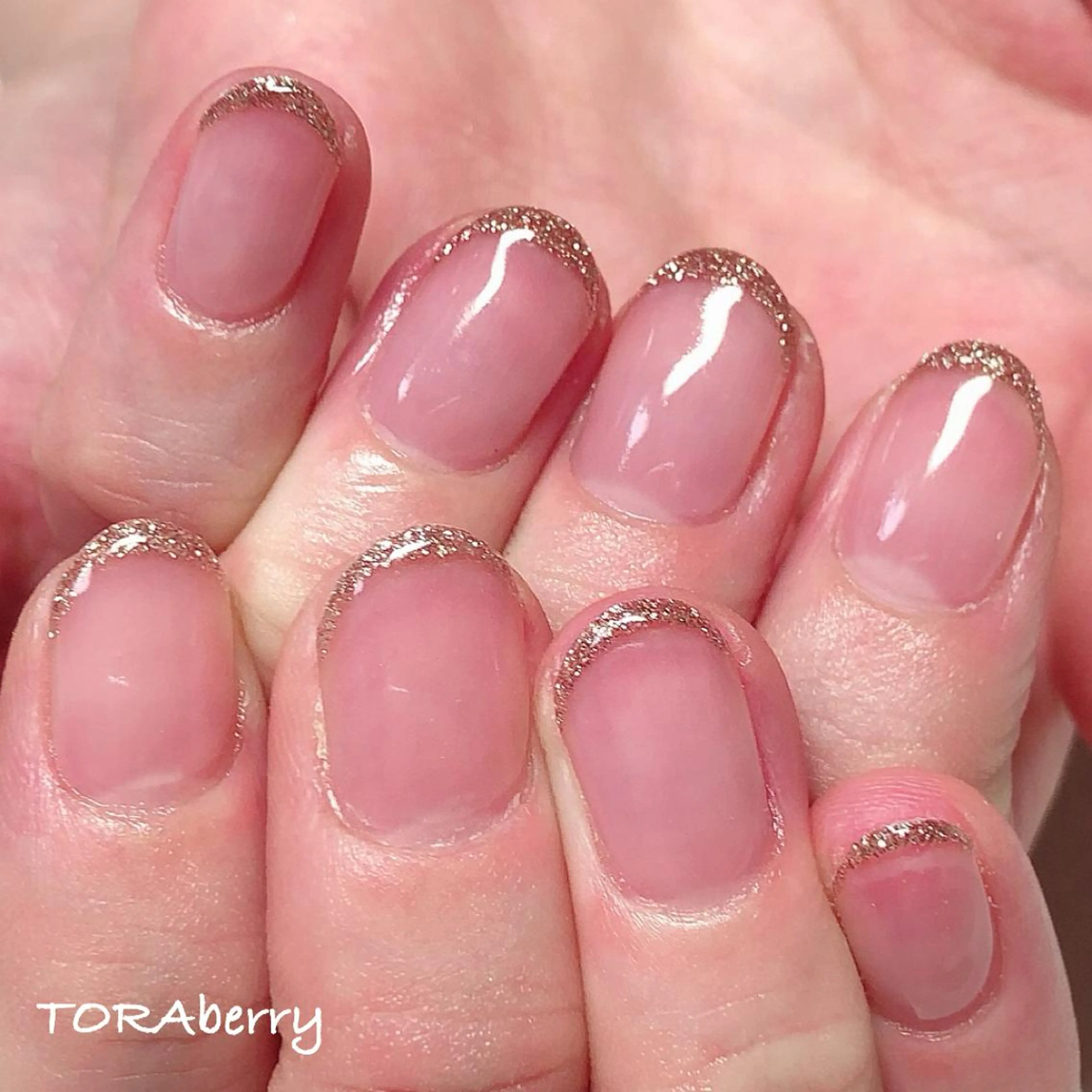 ネイル ラメ(グリッター) ハンドネイル ネイリスト なつみのネイルデザイン