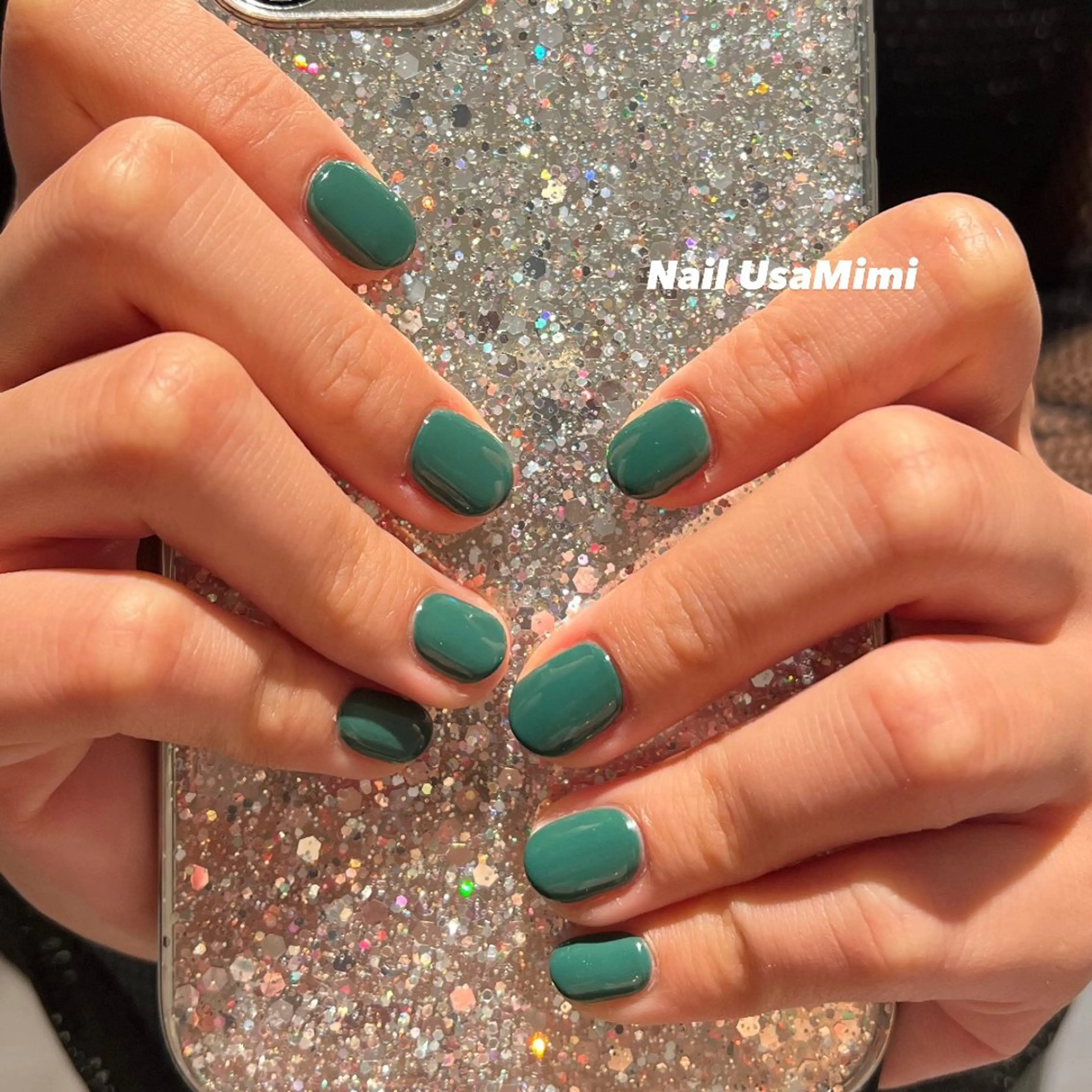 ネイル ワンカラーネイル シンプルネイル ハンドネイル 本町NailUsaM imiKEINAのネイルデザイン