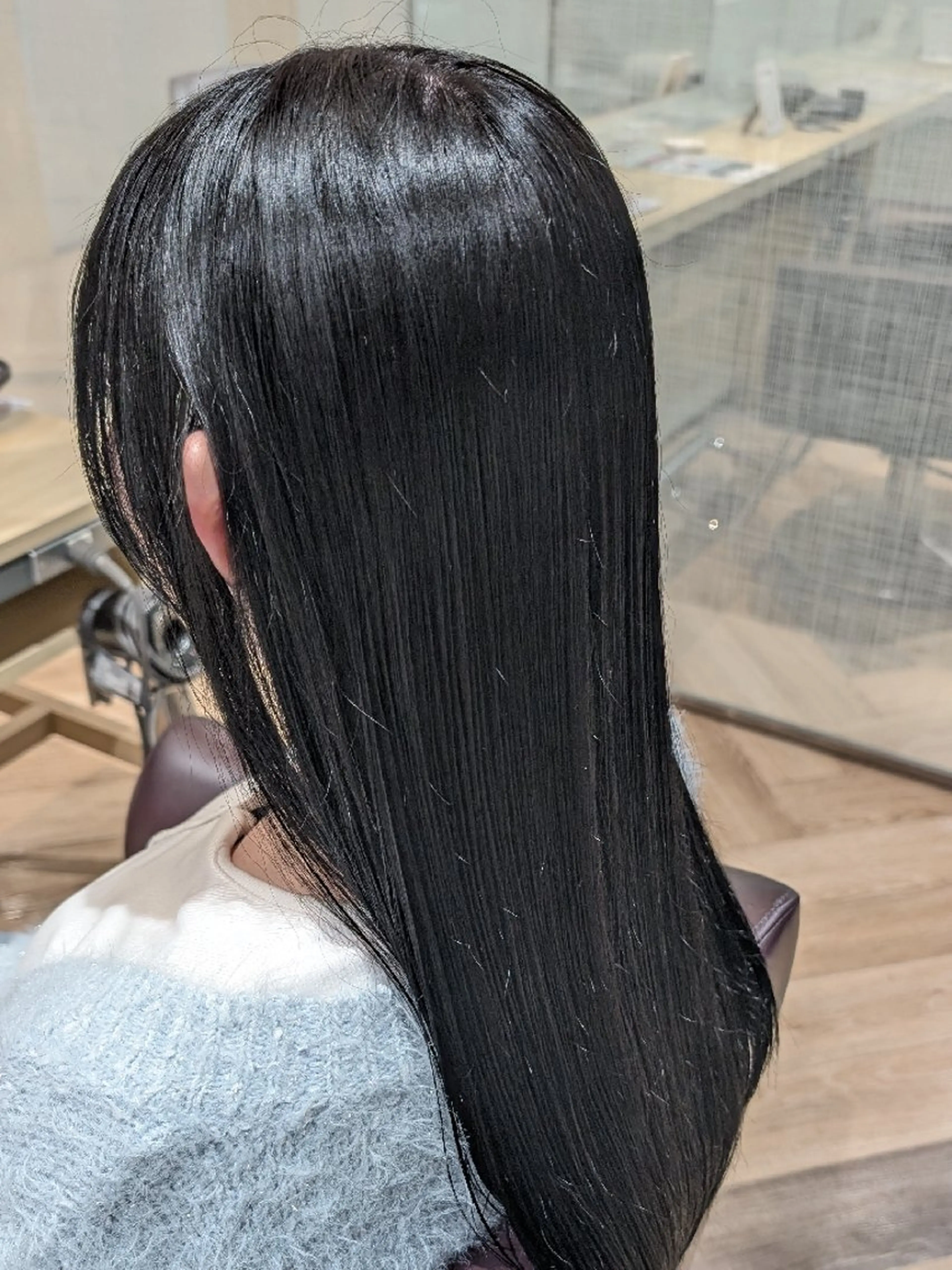 ロング ヘアカラー ツヤ髪🎀暖色カラー さとあみのヘアスタイル