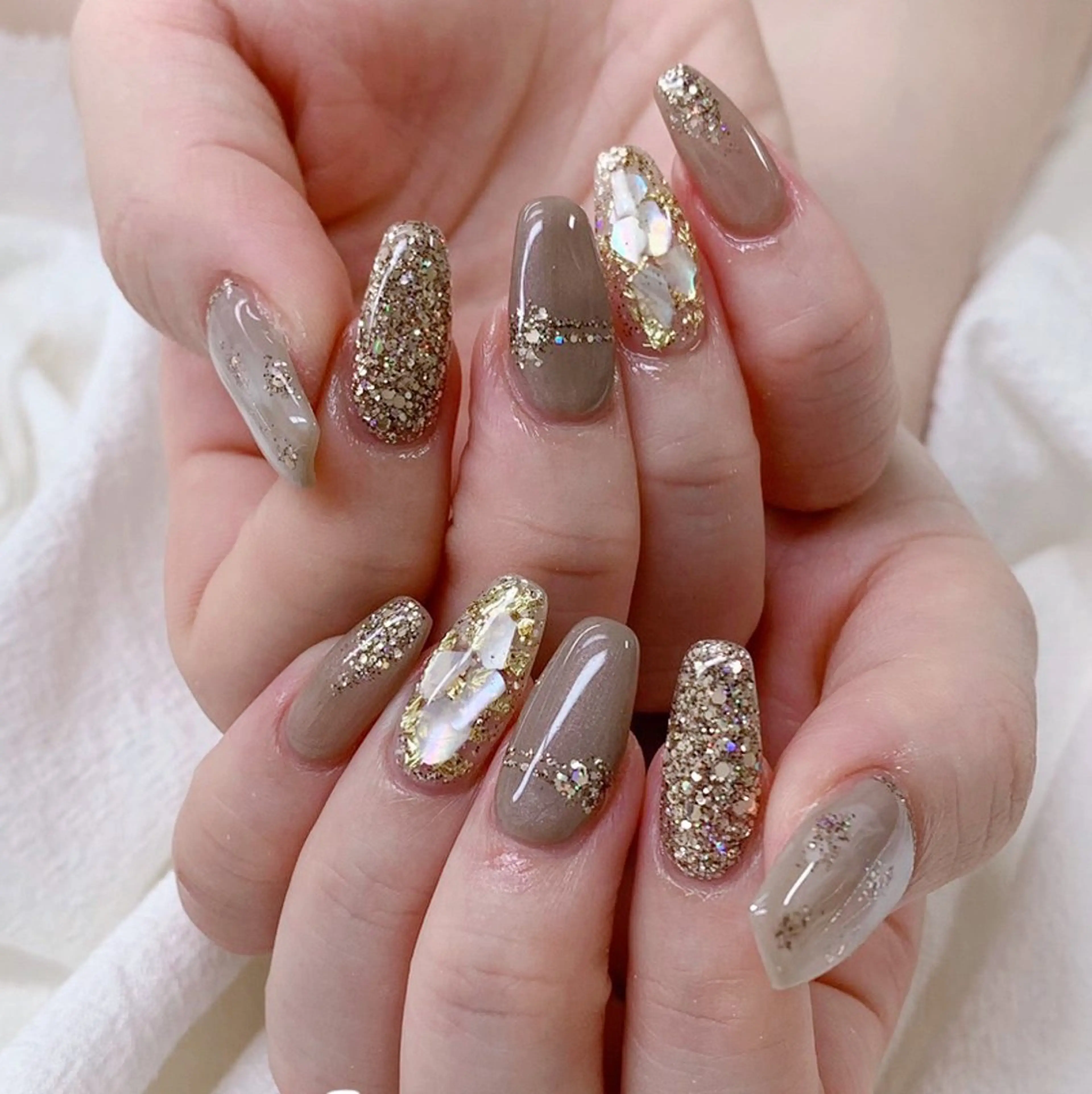 セミロング ハンドネイル ハンドケア nail jaol池袋店所属・ネイルJaol 池袋のネイルデザイン