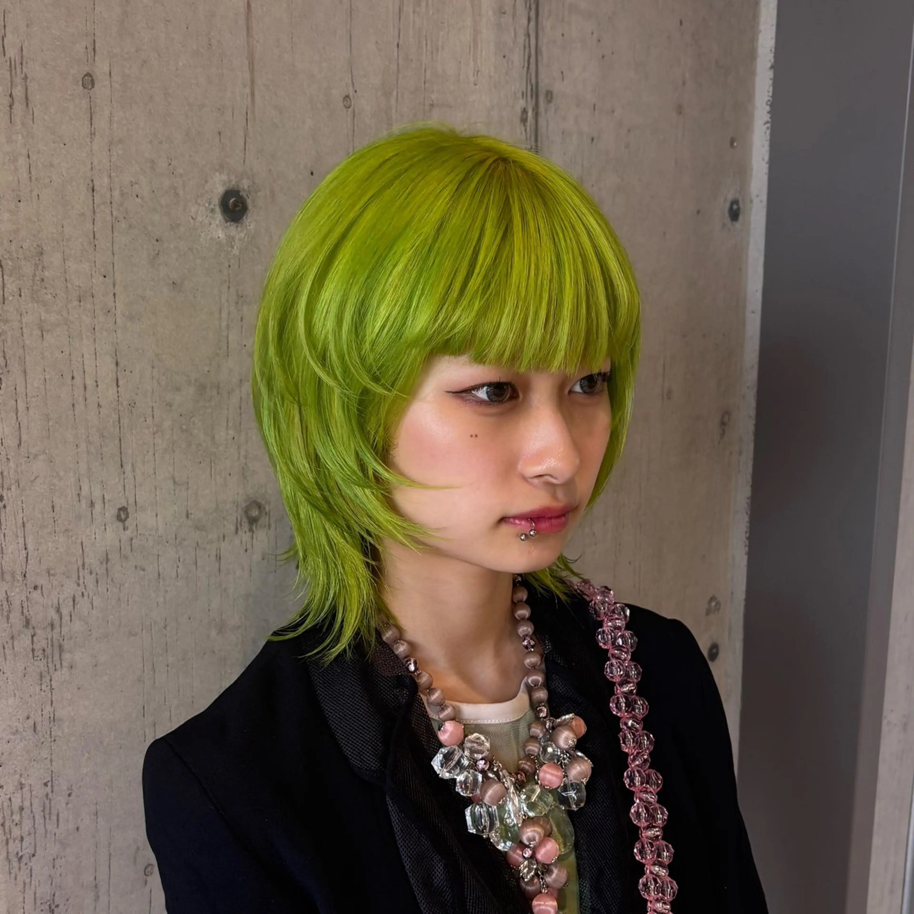 ミディアム カラー ヘアカラー トリートメント 🍎ハイトーン/ 透明感カラー🍎リオのヘアスタイル