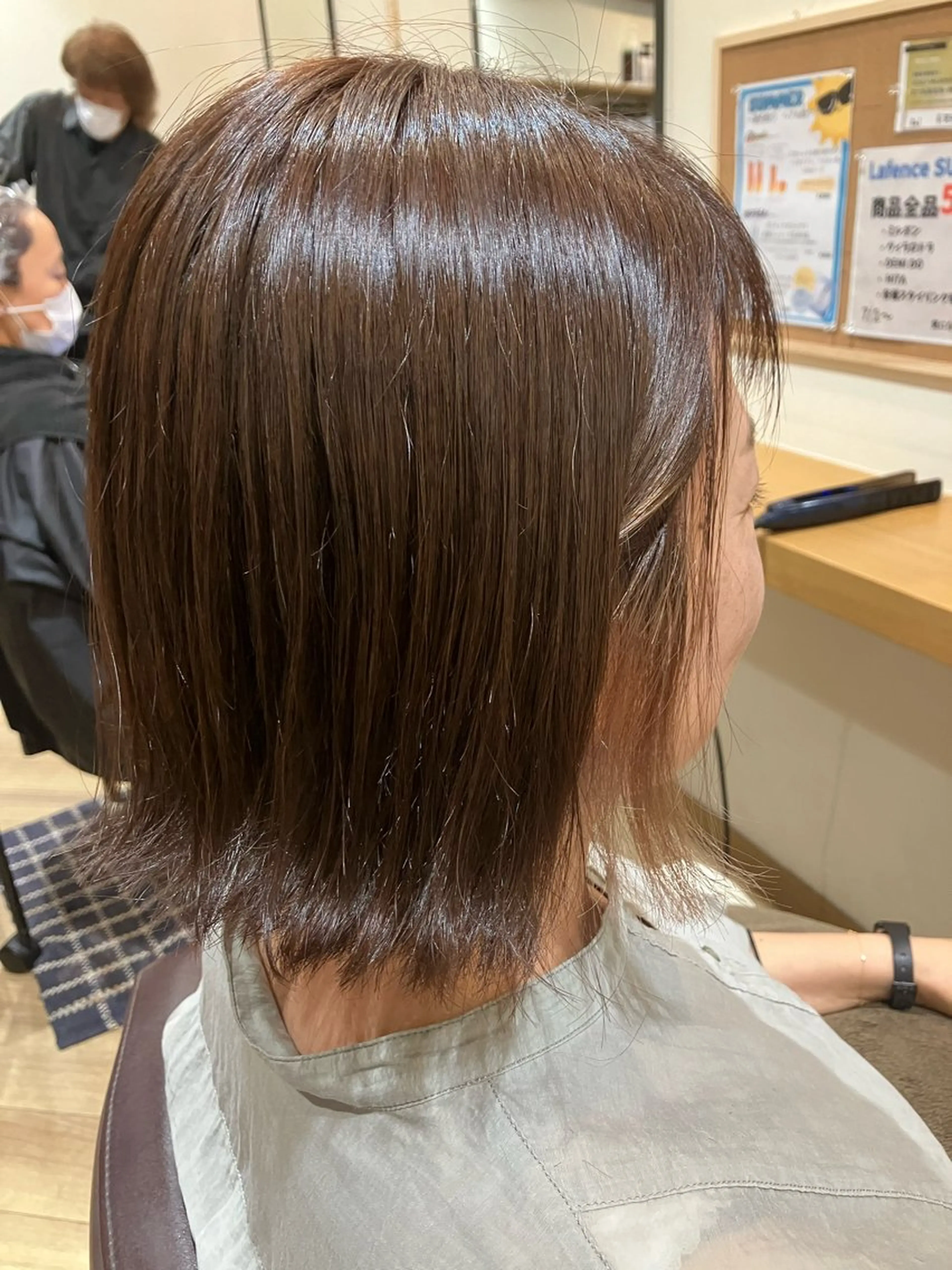 ミディアム カラー カット ヘアカラー カットモデル募集/ 宮内のヘアスタイル