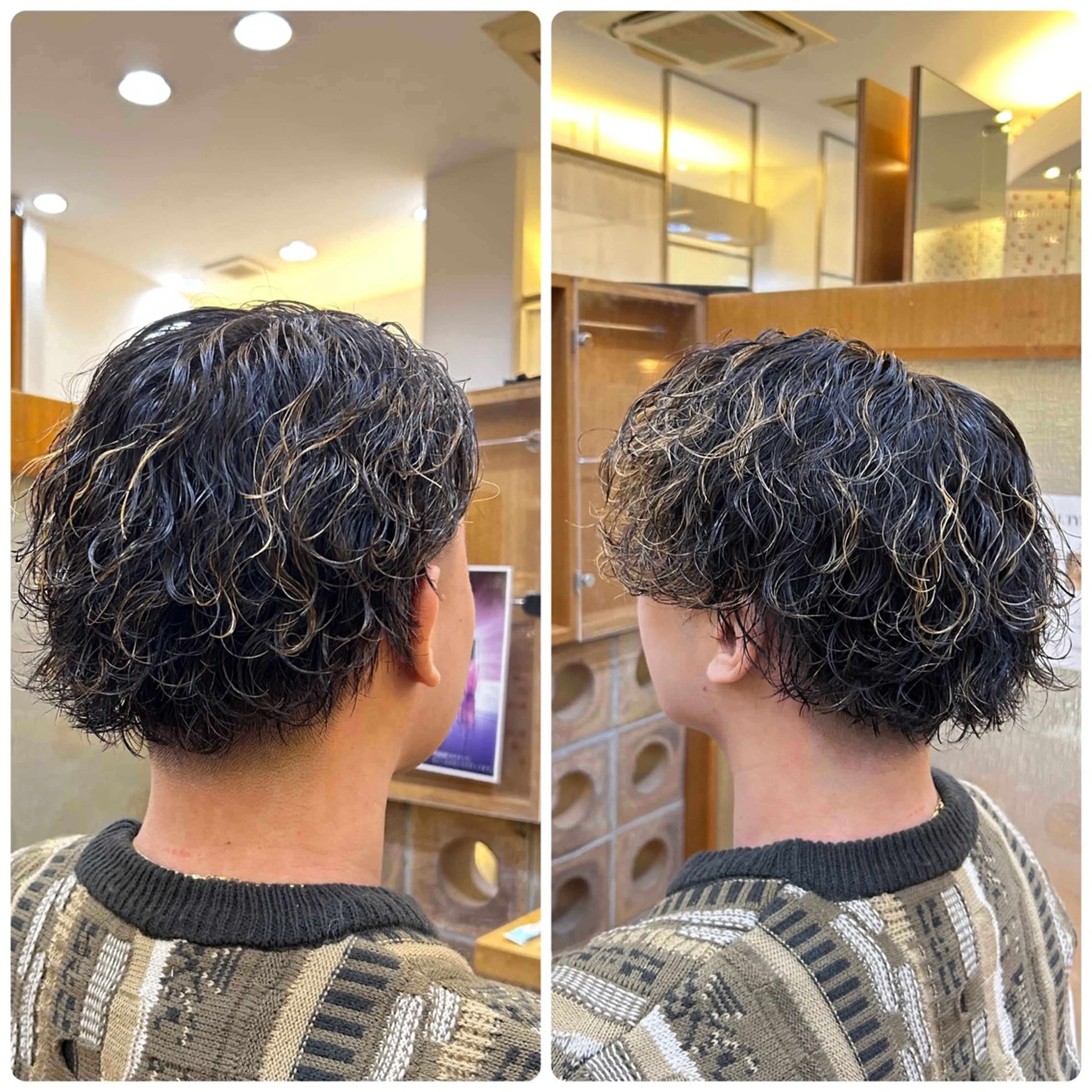 パーマ カット パーマ メンズスタイル 完全再現/仁翔のヘアスタイル