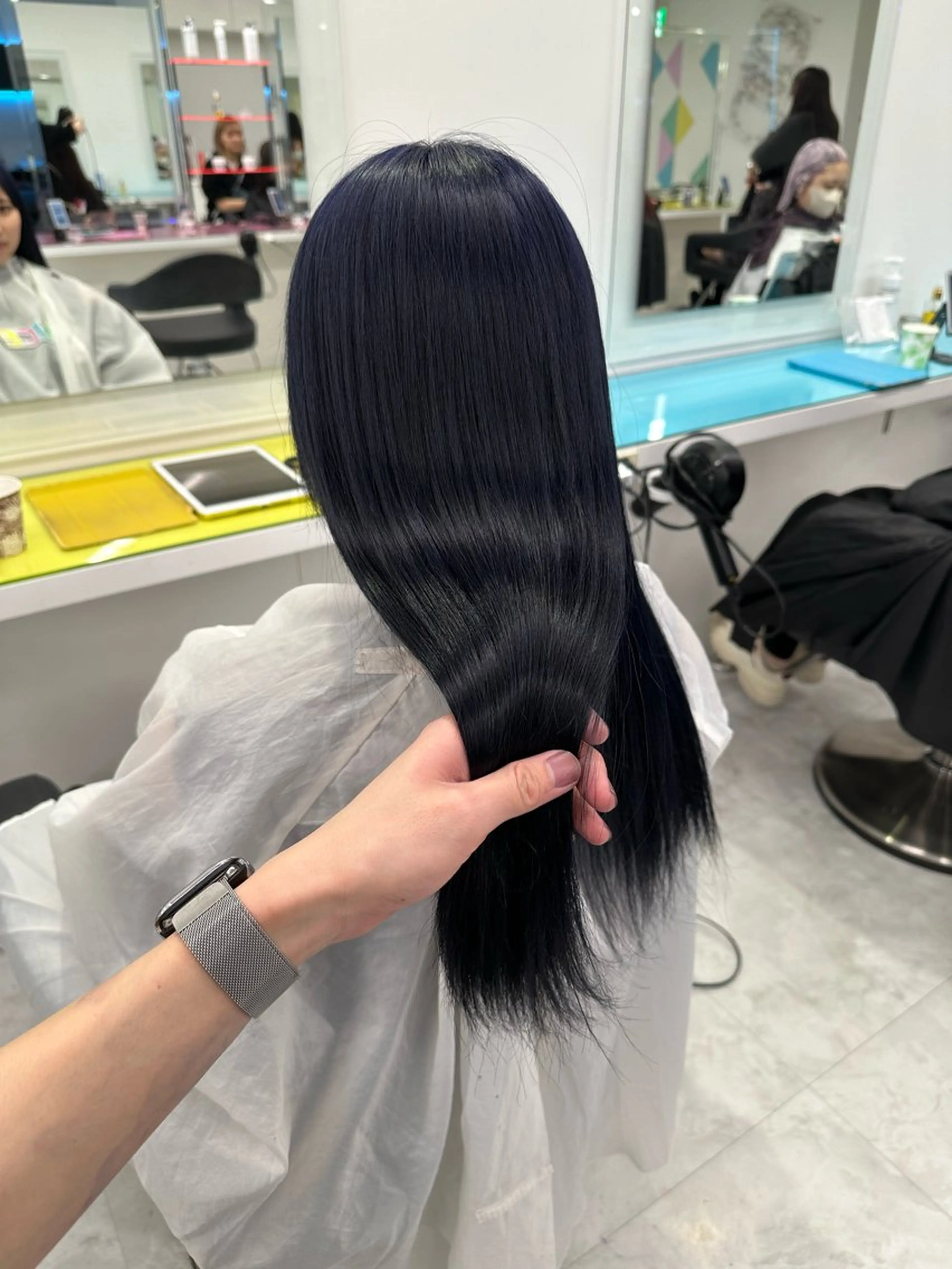 ロング カラー 韓国暗髪🩶レイヤー 🩶hayatoのヘアスタイル