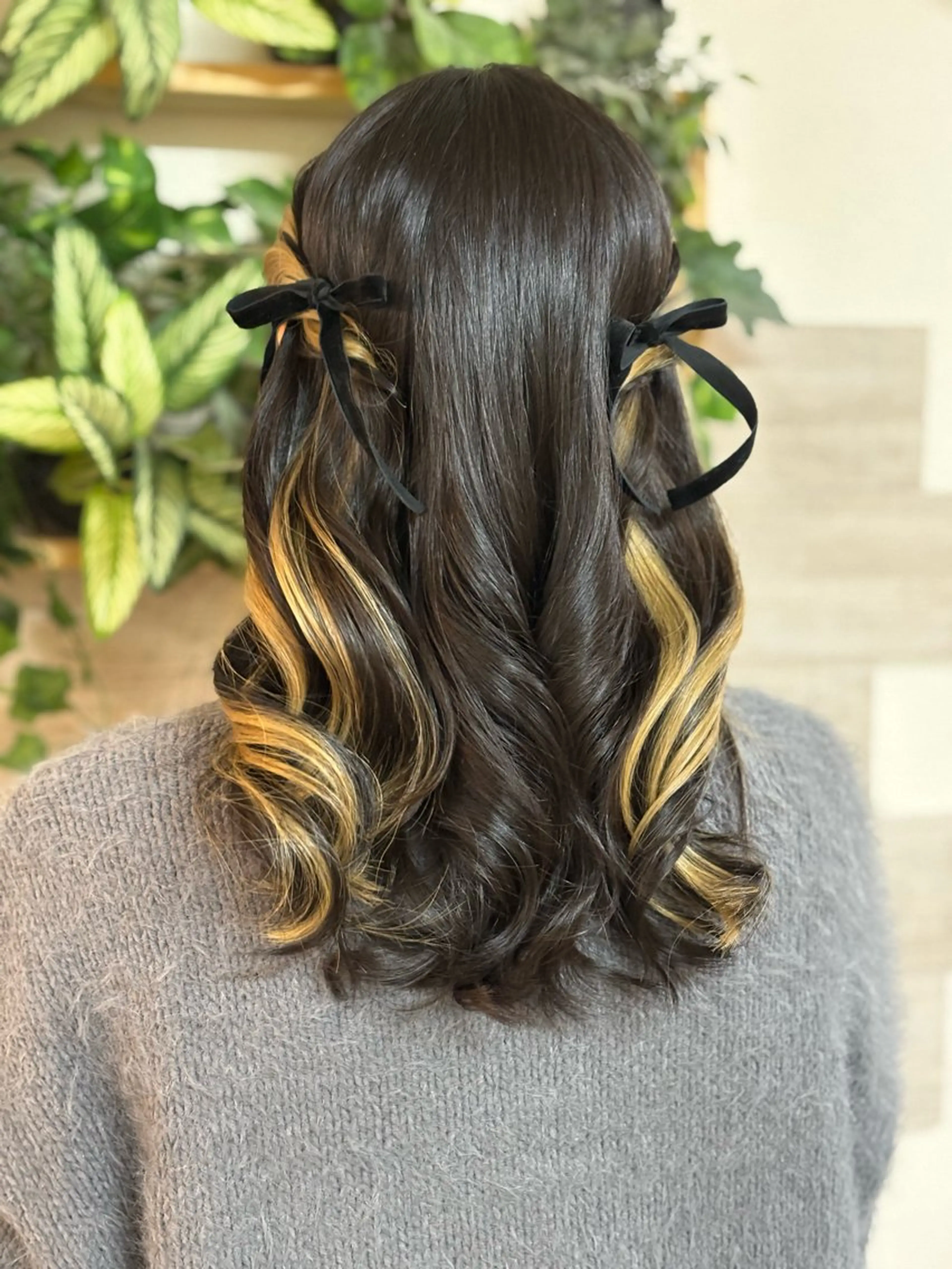 セミロング ヘアアレンジ ヘアメ/着付け 清水玲歌のヘアスタイル