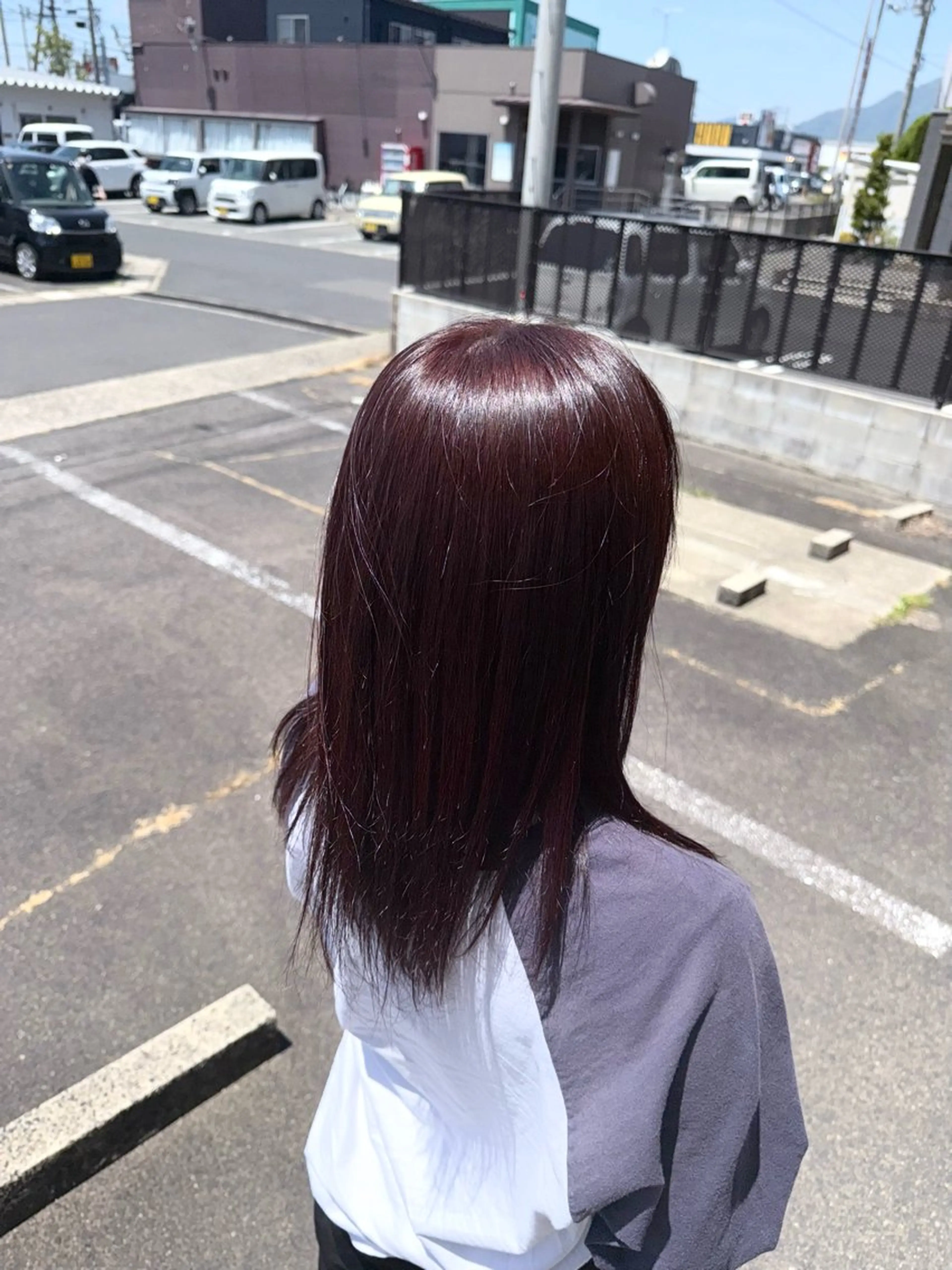 ミディアム カラー ヘアカラー Lil by lamiell所属・Lil たくみのヘアスタイル