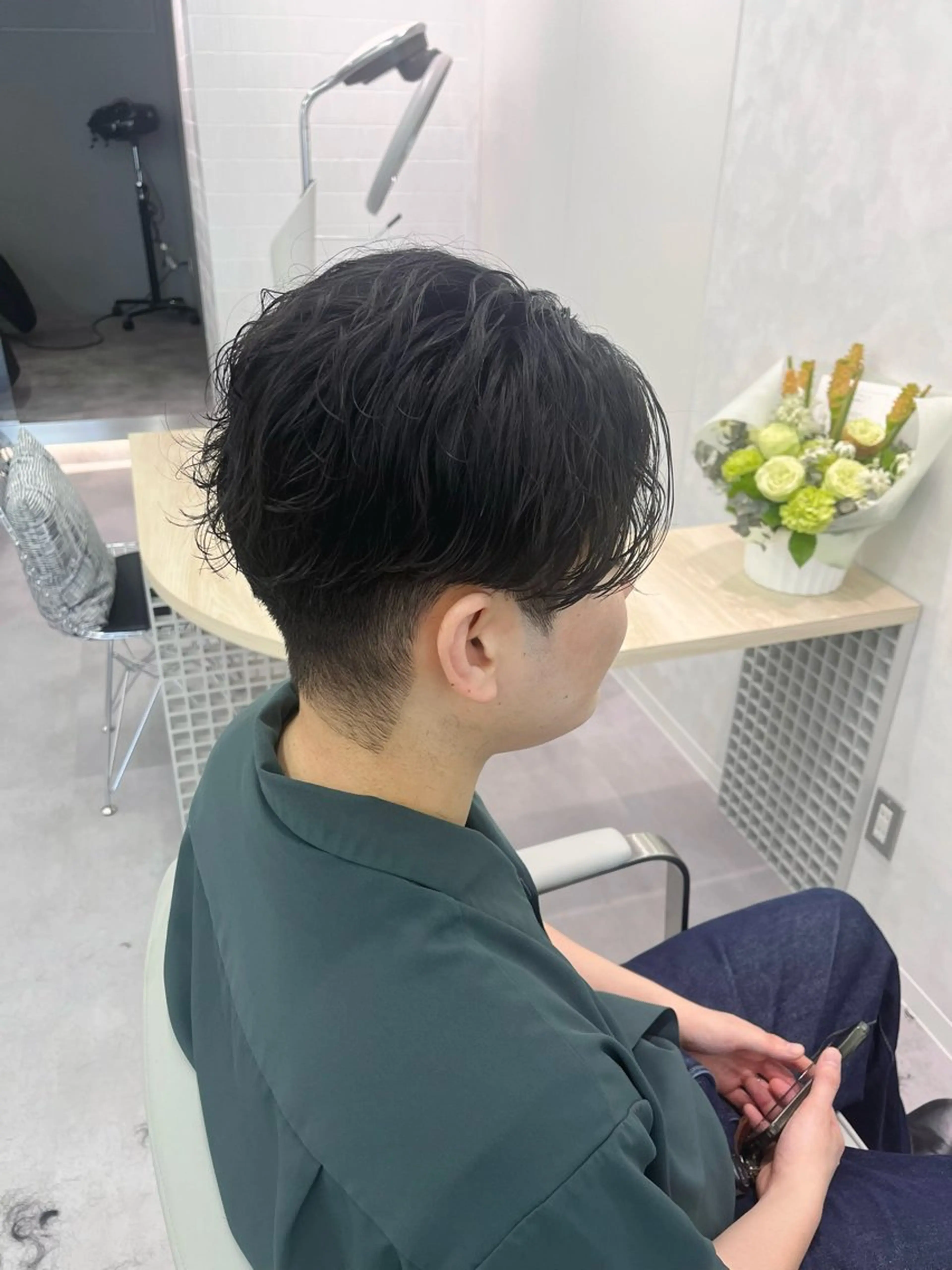 ショート カラー メンズ hazuki🐈‍⬛ 透明感カラーのヘアスタイル
