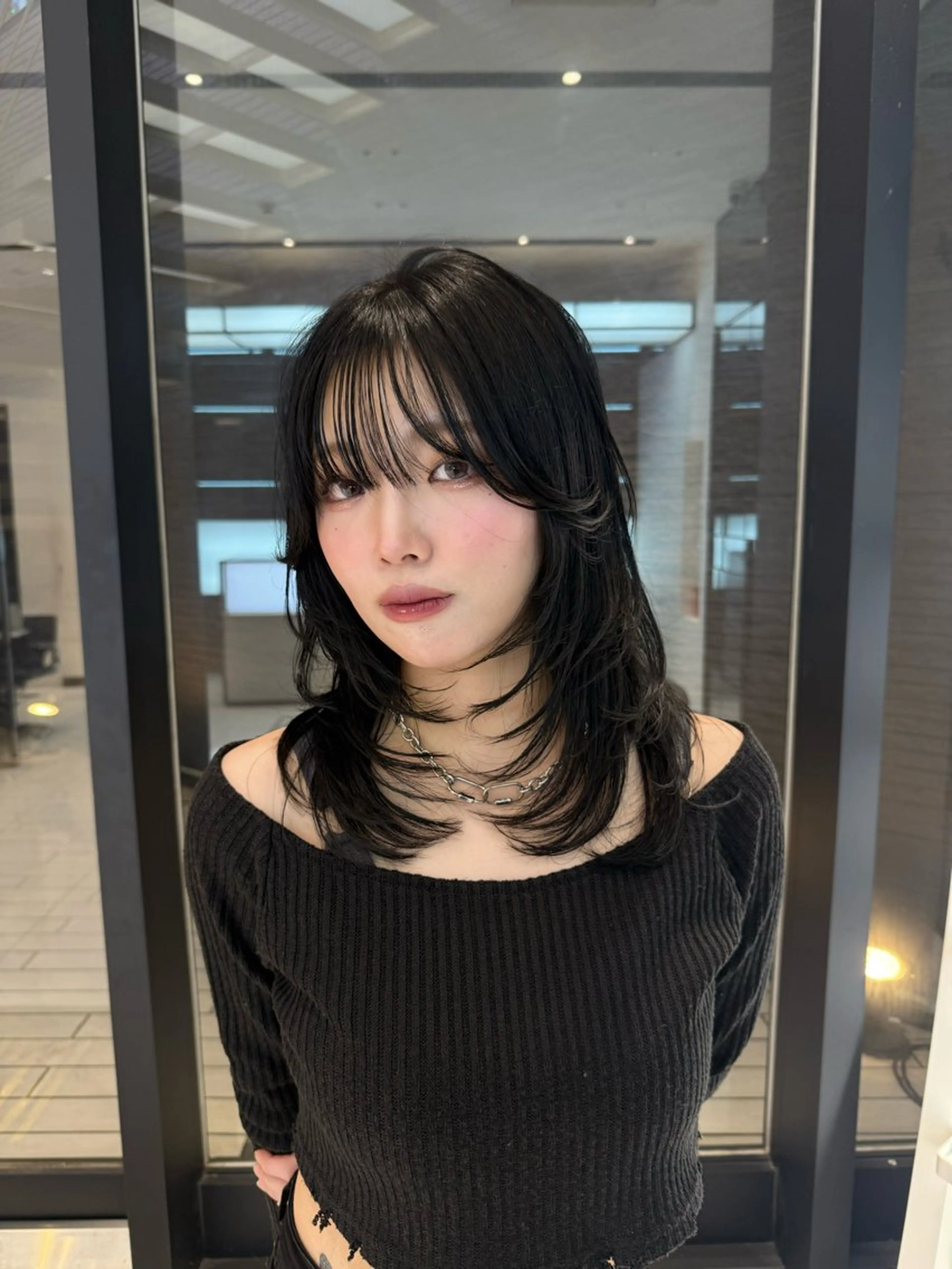 セミロング レイヤーカット カット keen吉祥寺🐆 NAO🩶のヘアスタイル