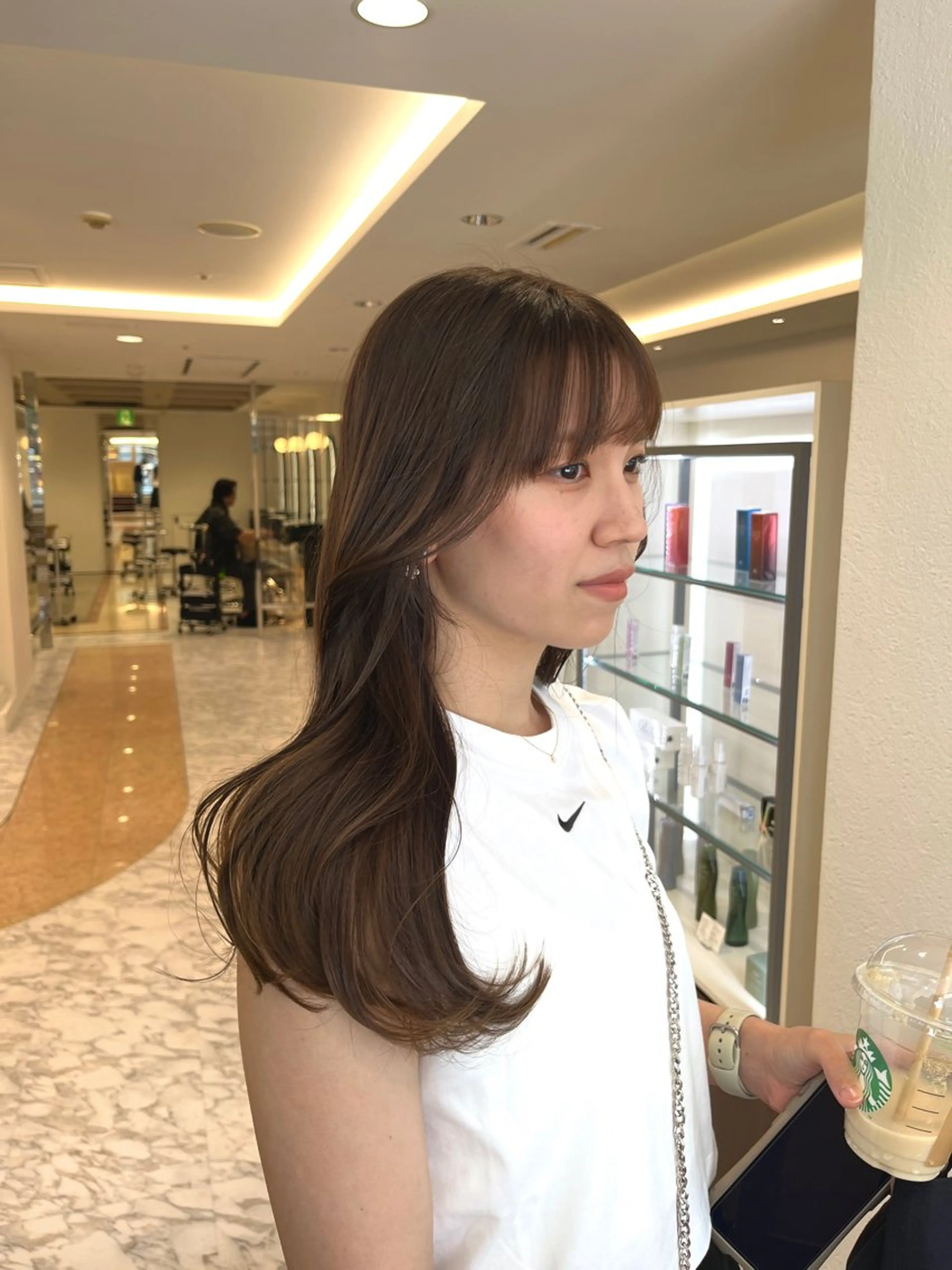 ロング カットモデル/ 透明感ヘア/成瀬裕介のヘアスタイル