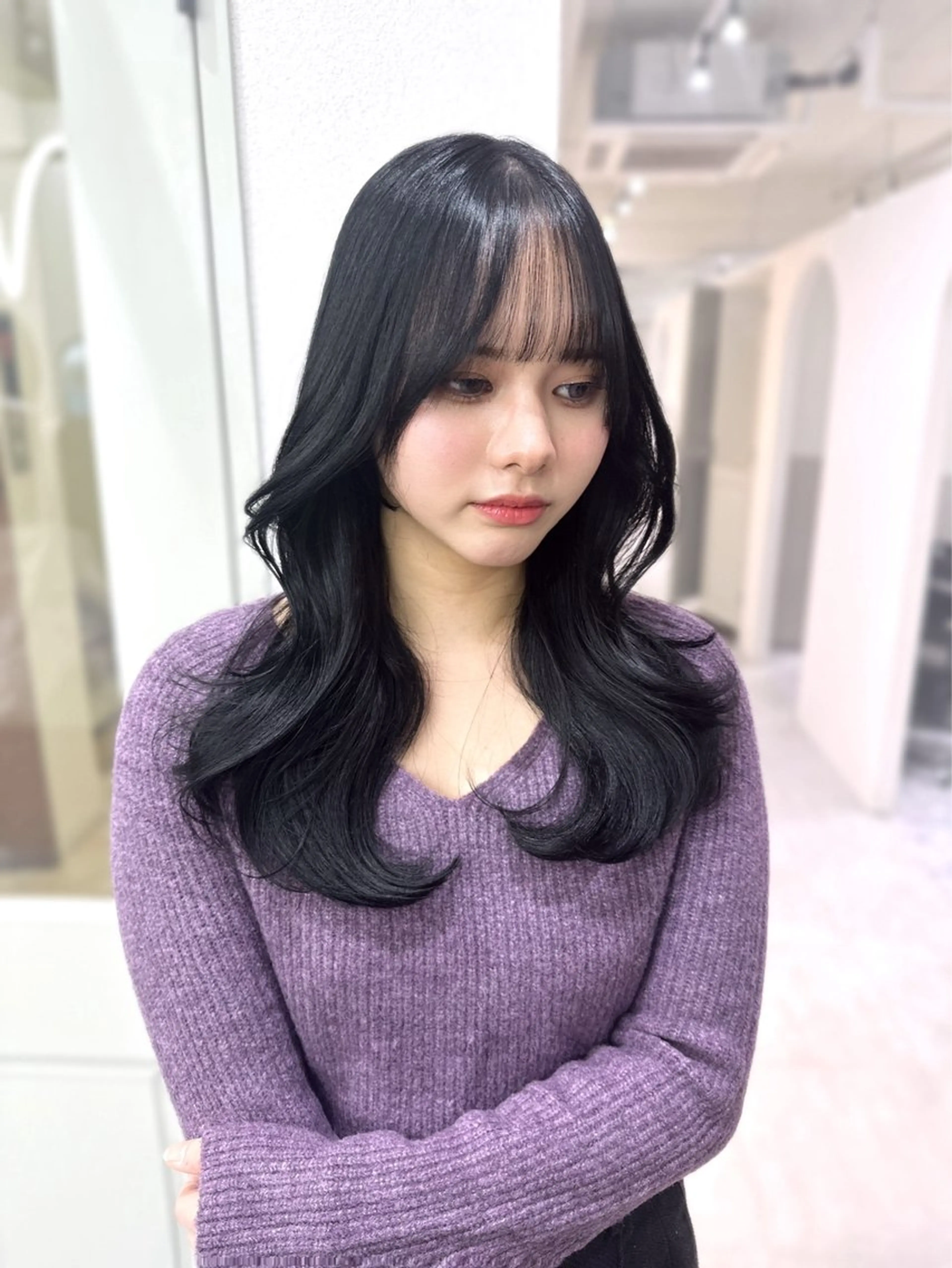 ロング カラー カット ヘアカラー トリートメント 🦋トレンドヘア🦋 竹内克弥のヘアスタイル