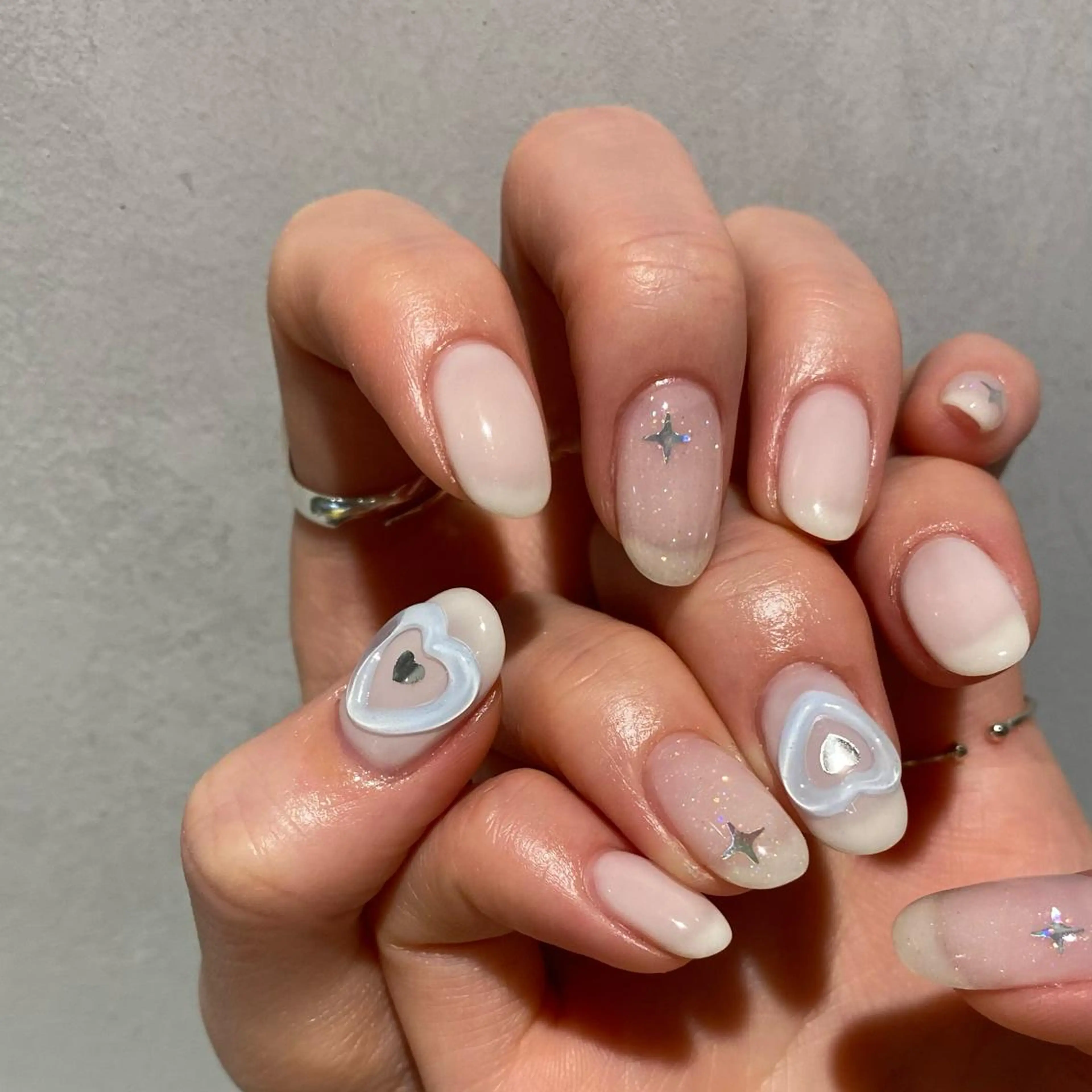 ロング ネイル ハンドネイル RINO AMANE nailのネイルデザイン