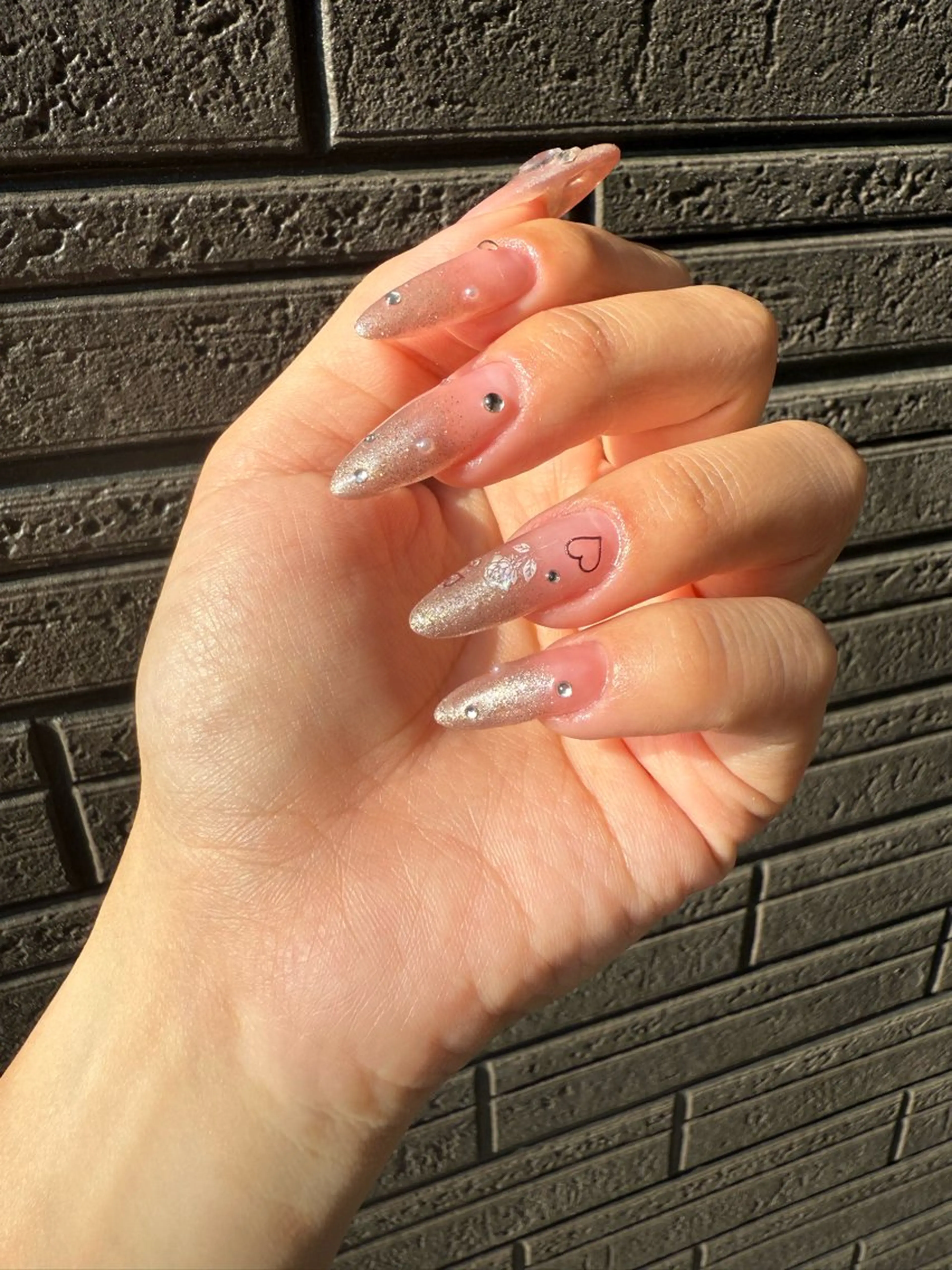 ジェルラメグラデーションの写真