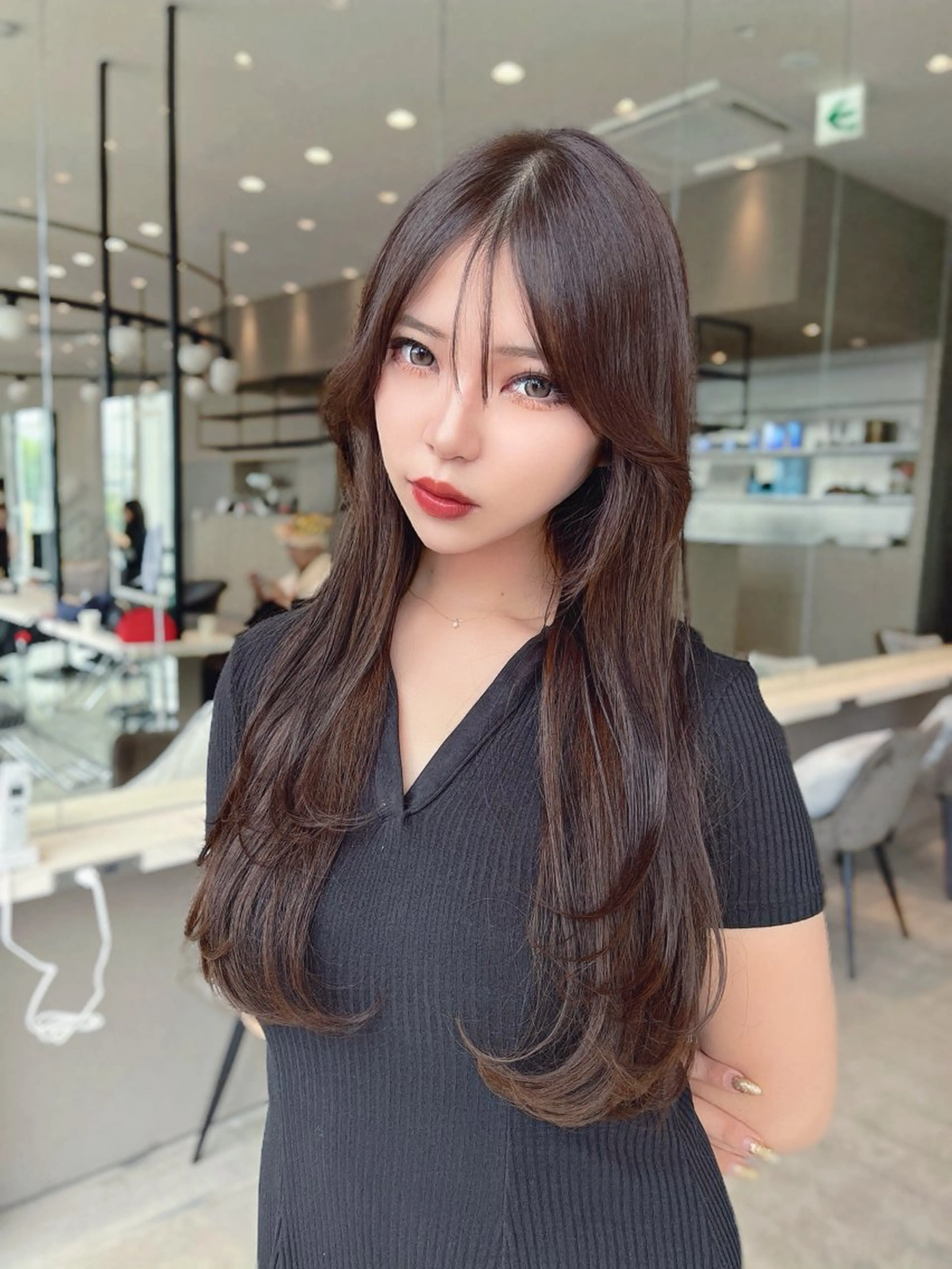 ロング 韓国レイヤー/ボブ 髪質改善/TAKAのヘアスタイル