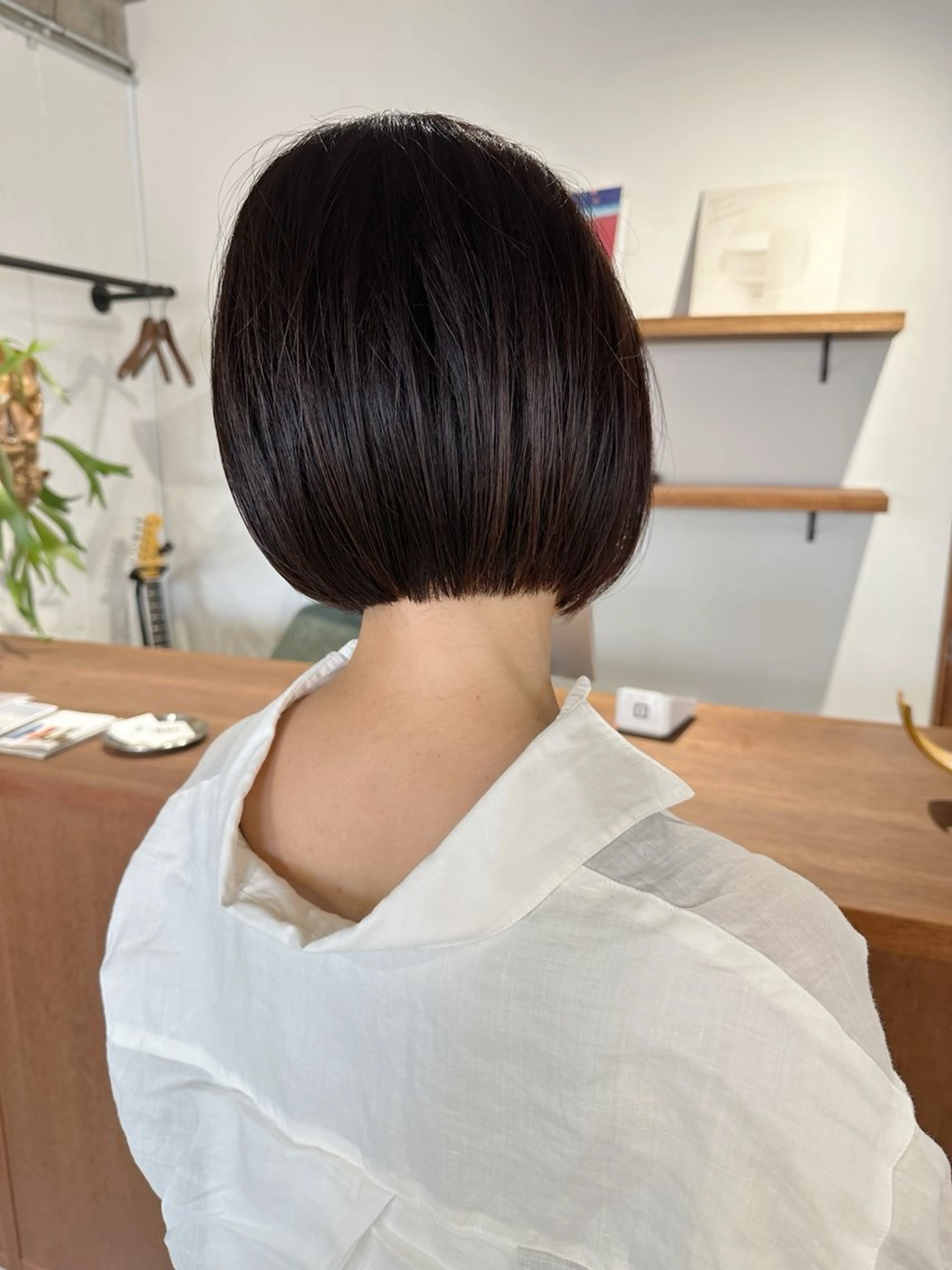 ミディアム ボブ カット ヘアカラー トリートメント her所属・ボブ/大人ボブ/ kaitoのヘアスタイル