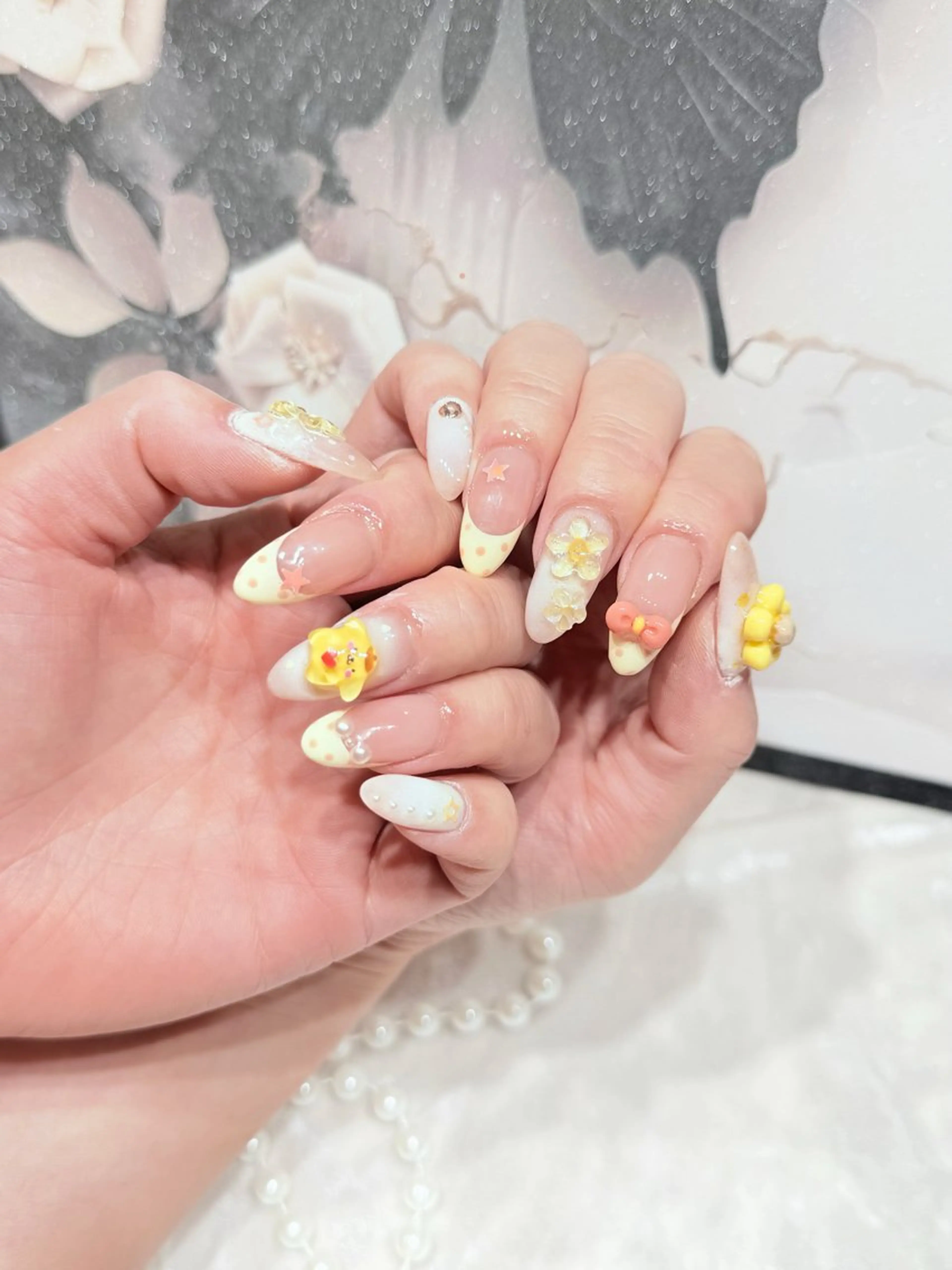 ネイル アートネイル フットネイル ジェルネイル ハート マグネットネイル My nail所属・babarla Nailのネイルデザイン