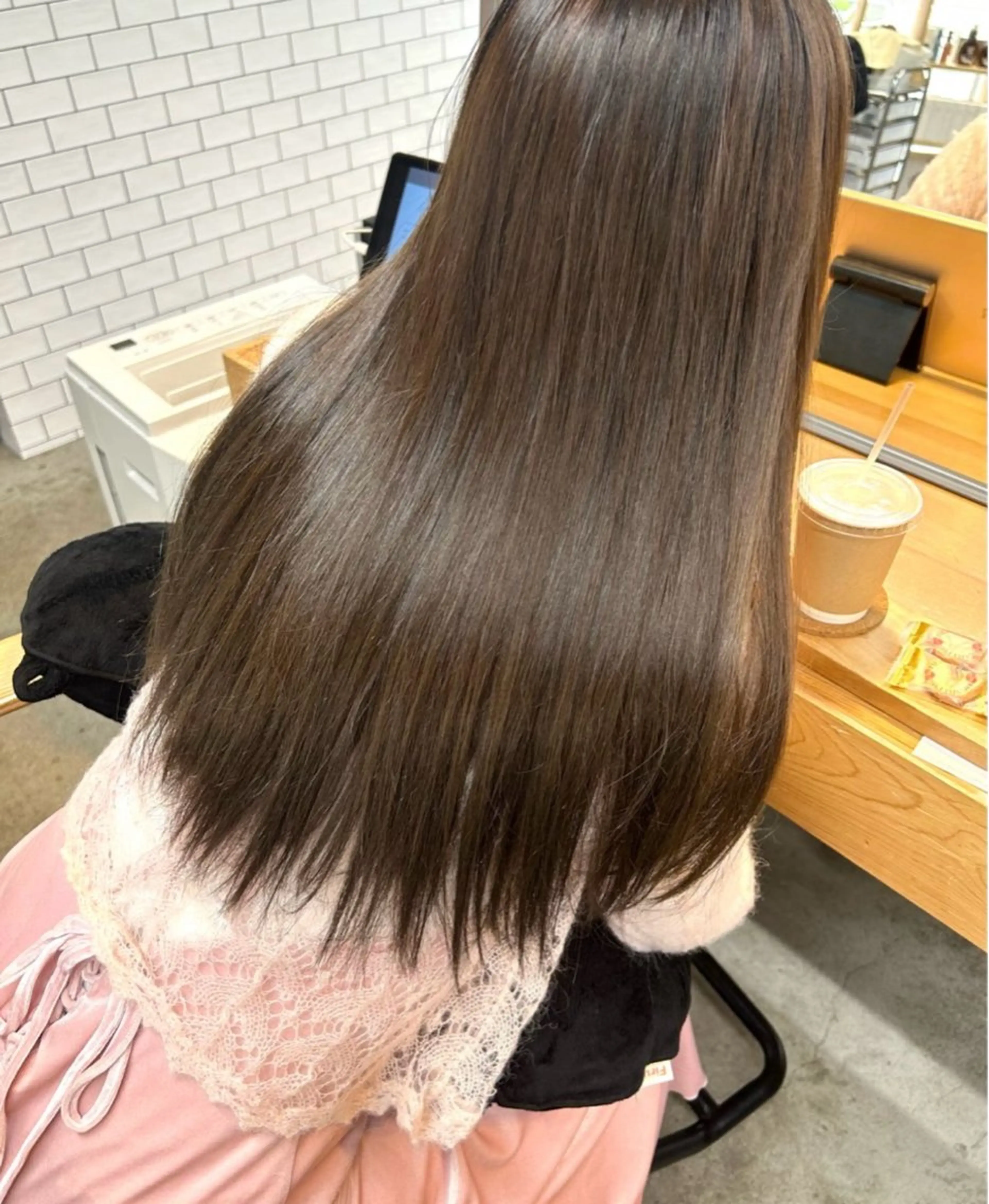 セミロング カラー カット ヘアカラー トリートメント ROCCOeast Rukaのヘアスタイル