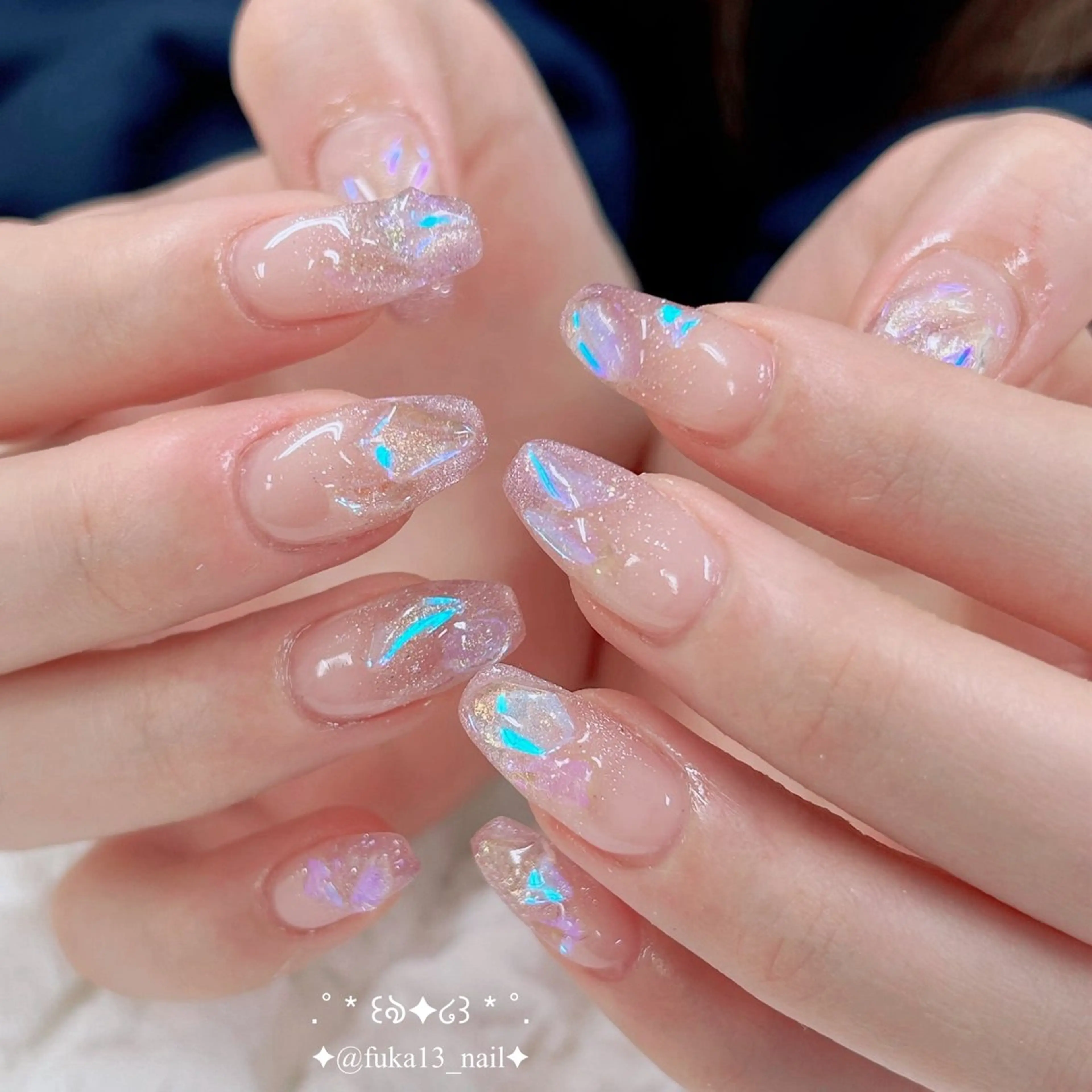 ネイル フラッシュネイル 韓国ネイル マグネットネイル ワンホンネイル ハンドネイル ネイルサロンAnela【アネラ】所属・Nail♡Fuka. /11月予約受付中のネイルデザイン