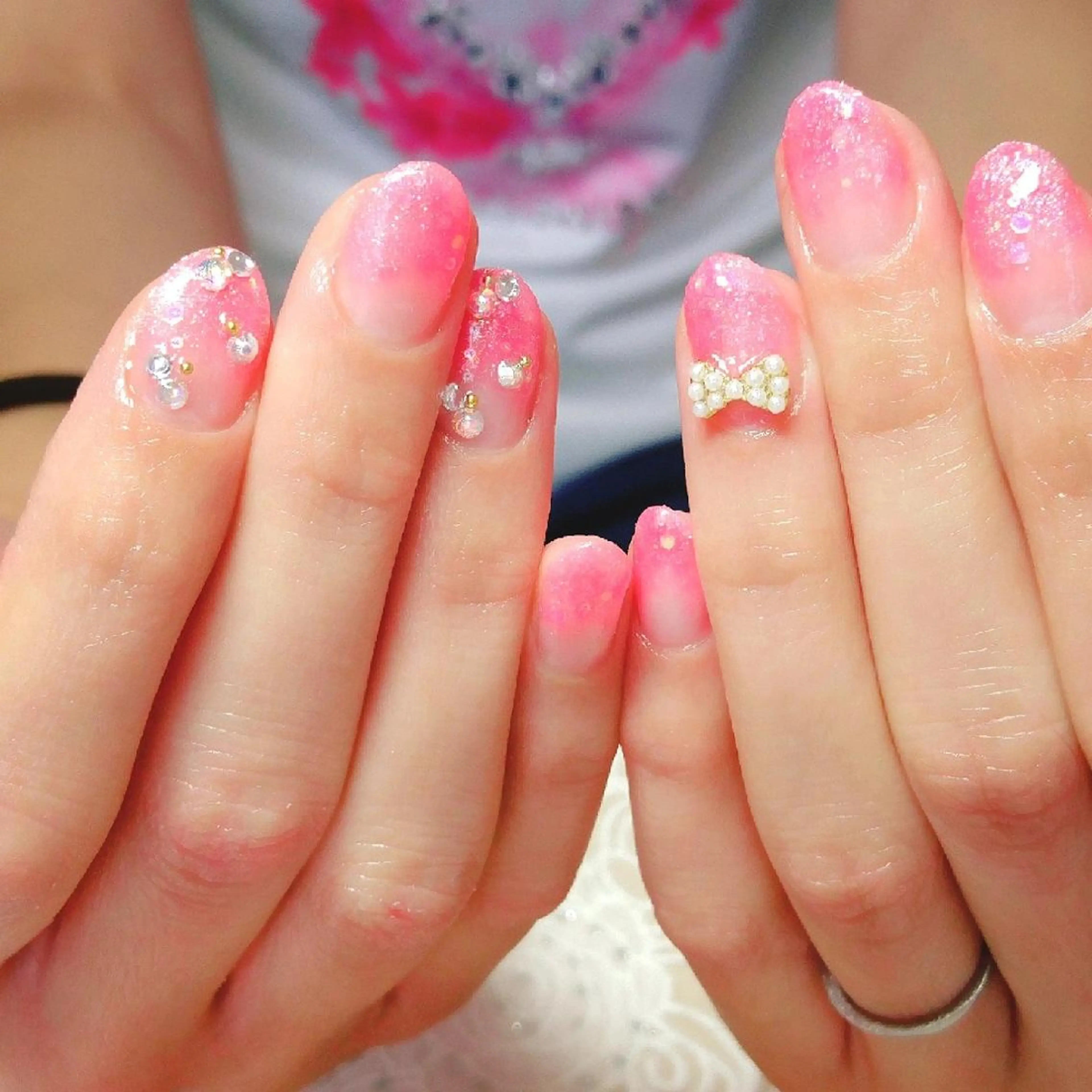 ネイル リボン Nail salon LABONのネイルデザイン