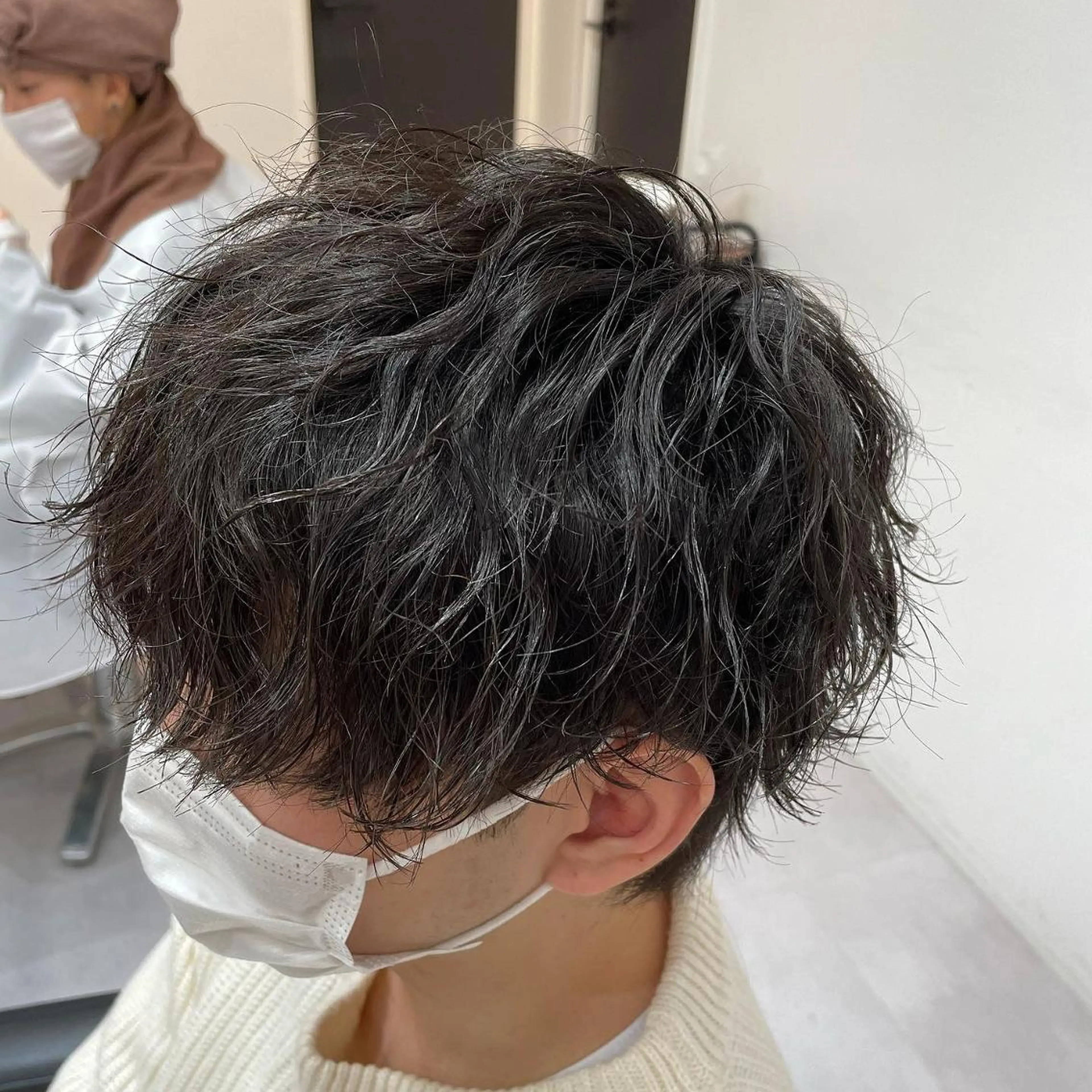 ショート 髪質改善× ハイライト溝江のヘアスタイル