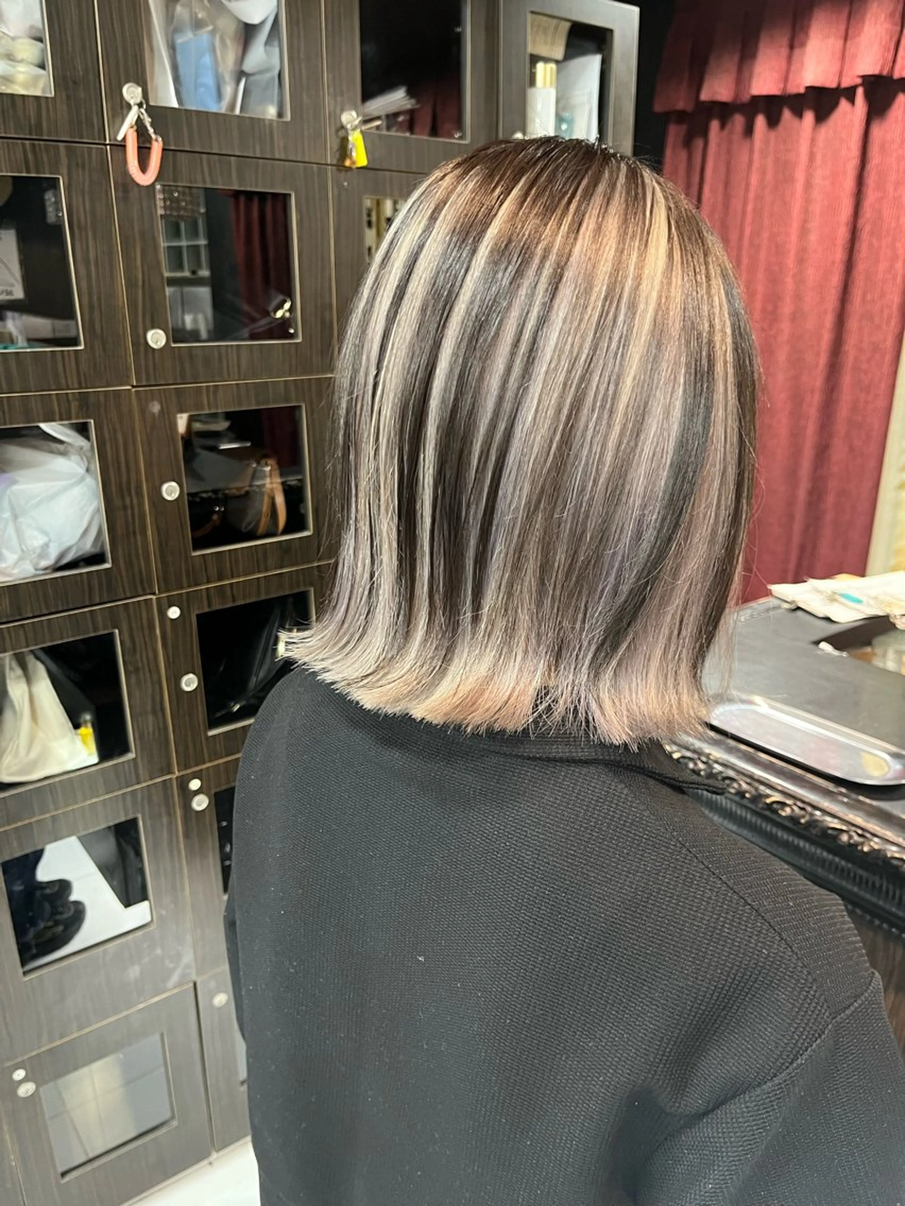 ミディアム カラー ヘアカラー トリートメント 🦋インナー/エク ステ🦋YUI🦋のヘアスタイル