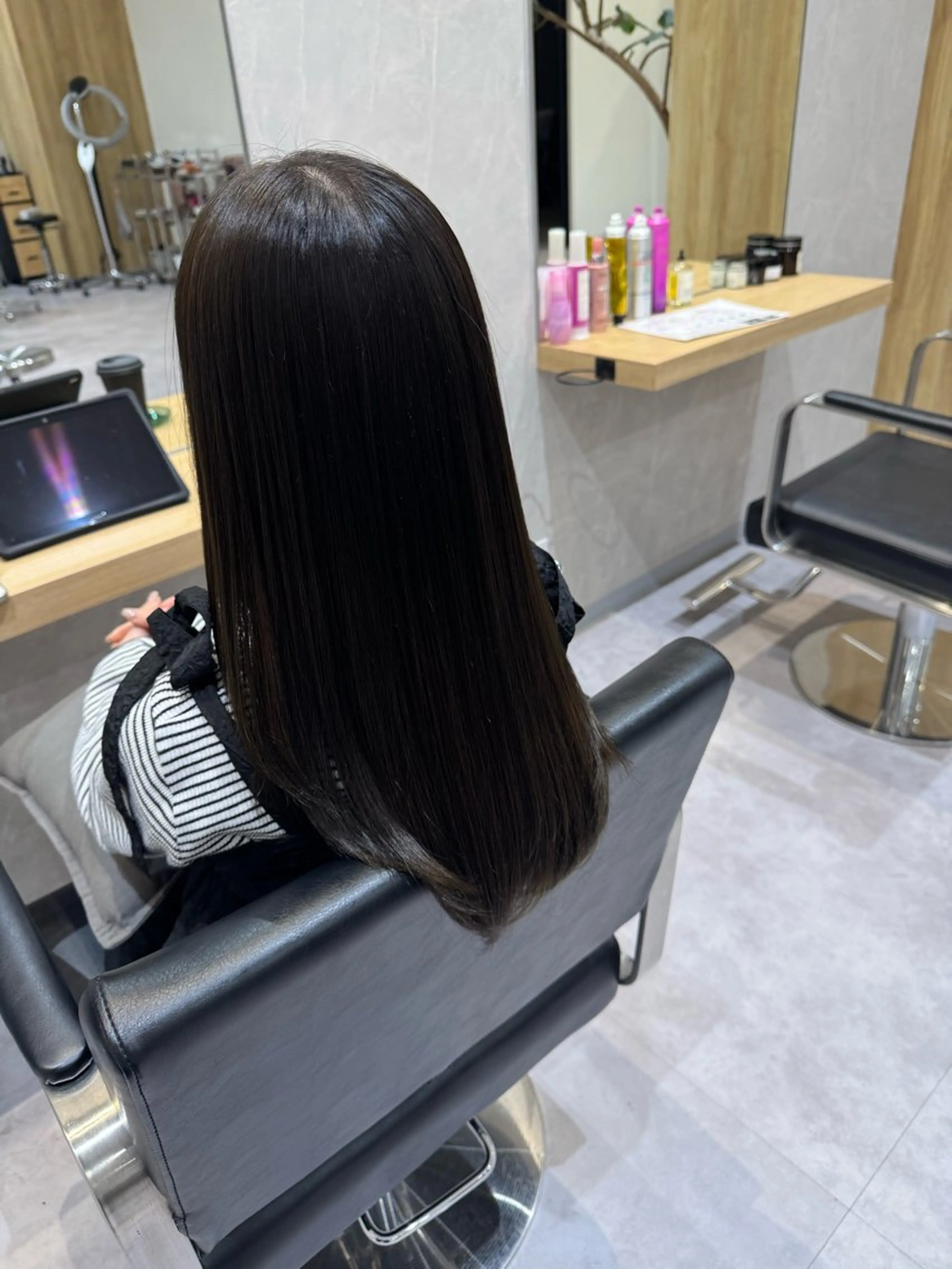 ロング 髪質改善 縮毛矯正 ヘアカラー 縮毛矯正 トリートメント FURUSHO所属・髪質改善/縮毛矯正 /メンズパーマ川田のヘアスタイル