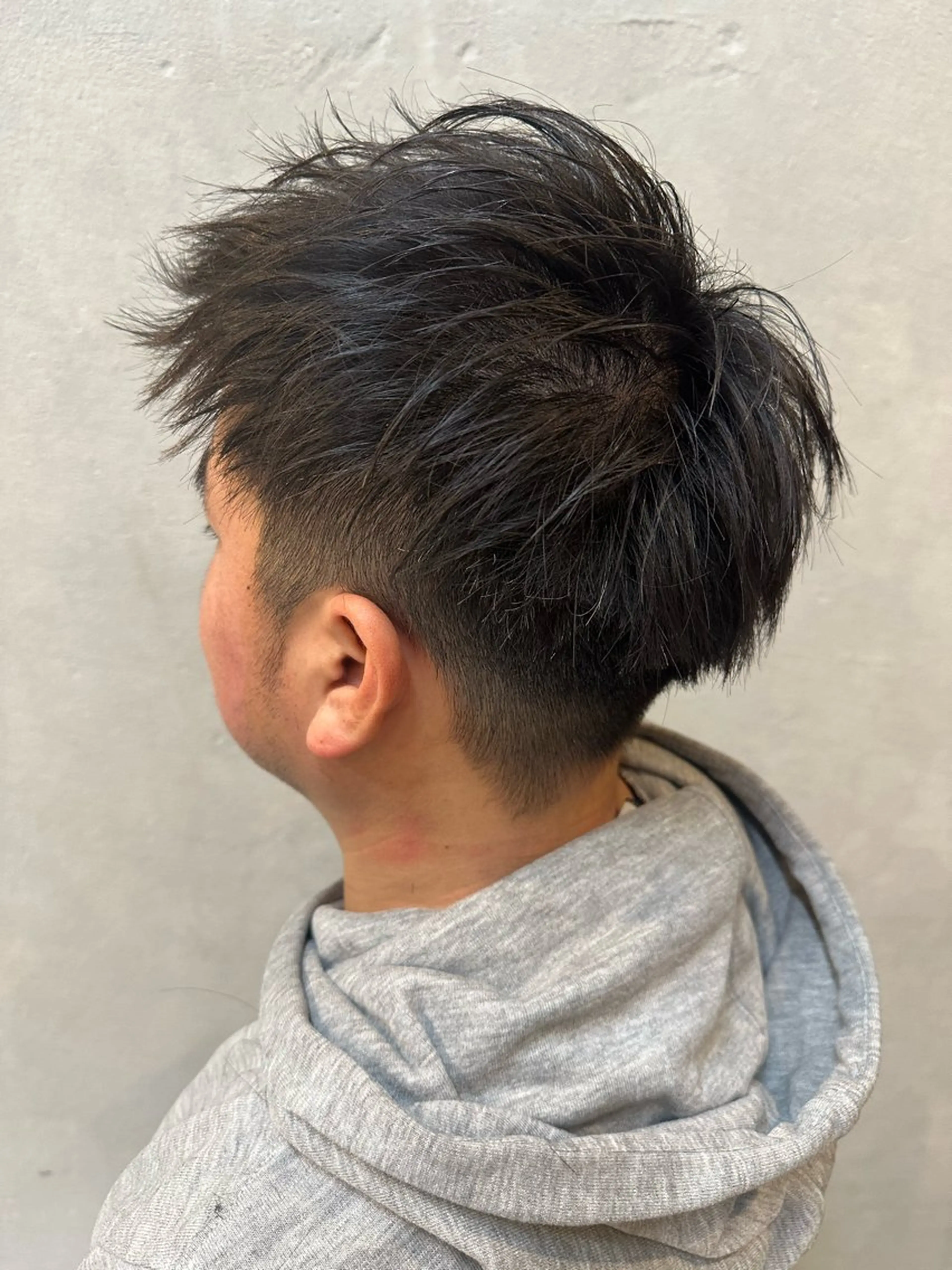 ショート メンズ モヒカン メンズショート ショートヘア カット 穐田 航のヘアスタイル