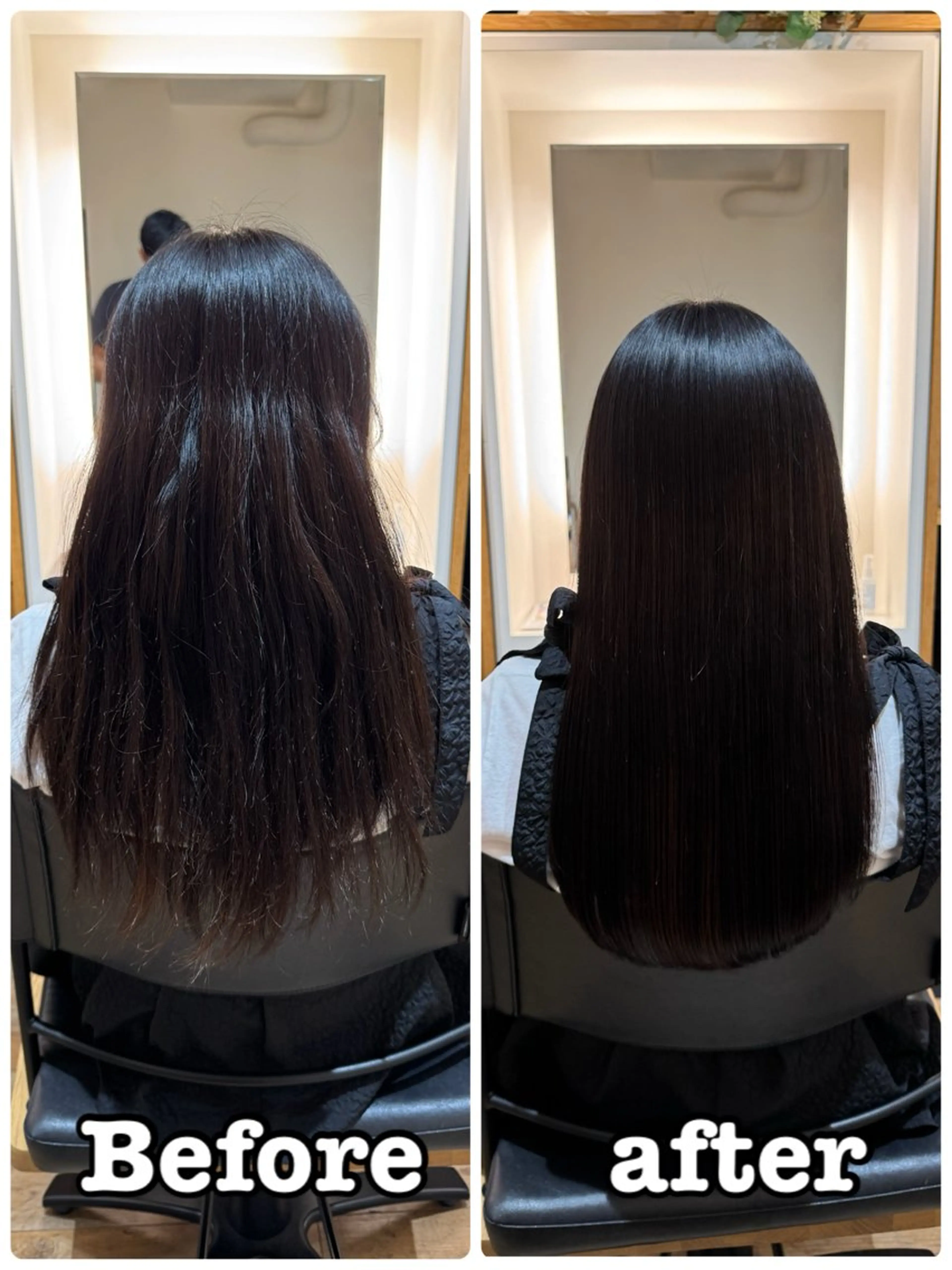 セミロング カット 縮毛矯正 トリートメント afloatkobe所属・美髪/髪質改善 川口凌弥のヘアスタイル