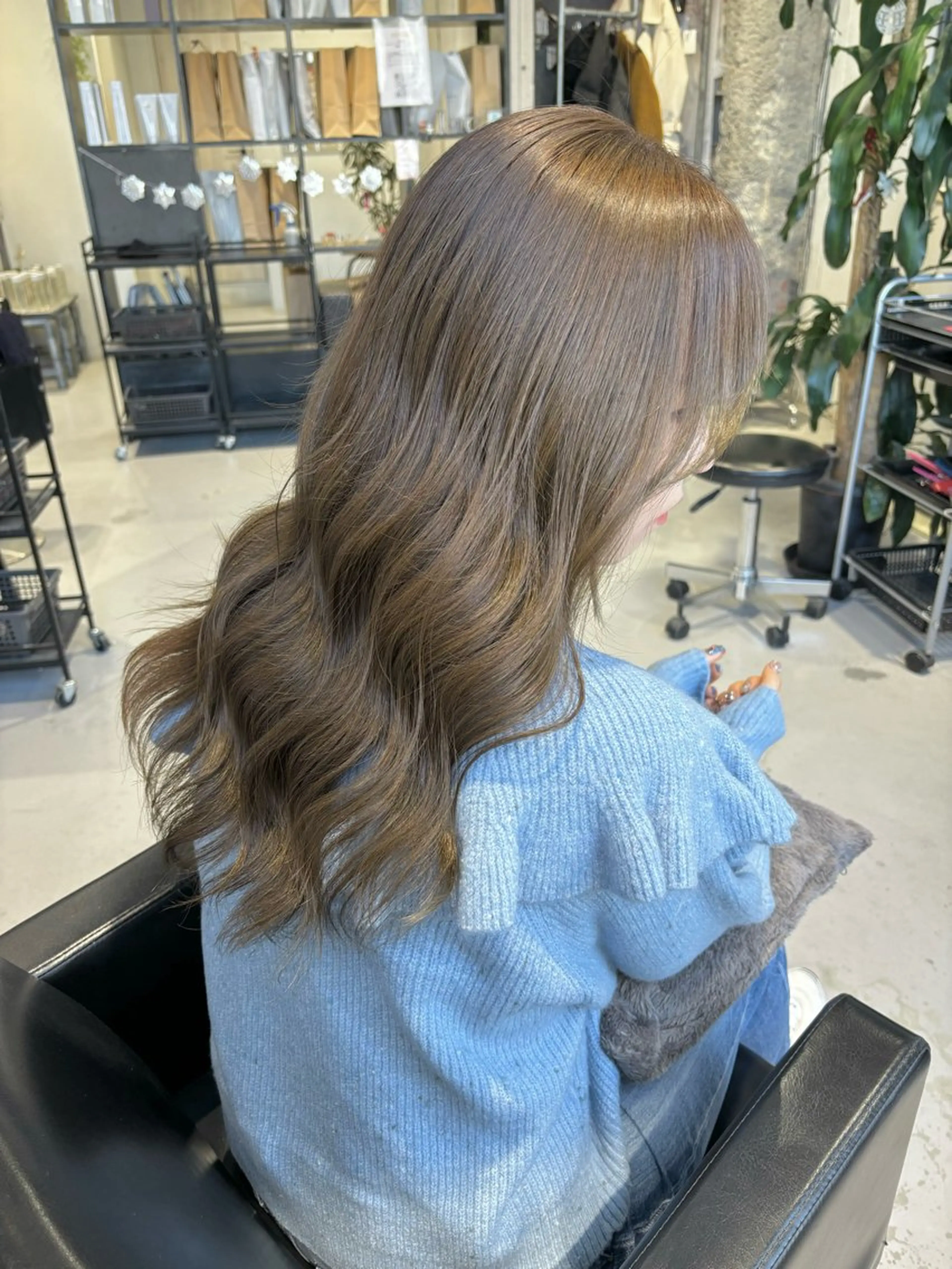 ロング カット ヘアカラー inc新小岩北口店 🫧Nichikaのヘアスタイル