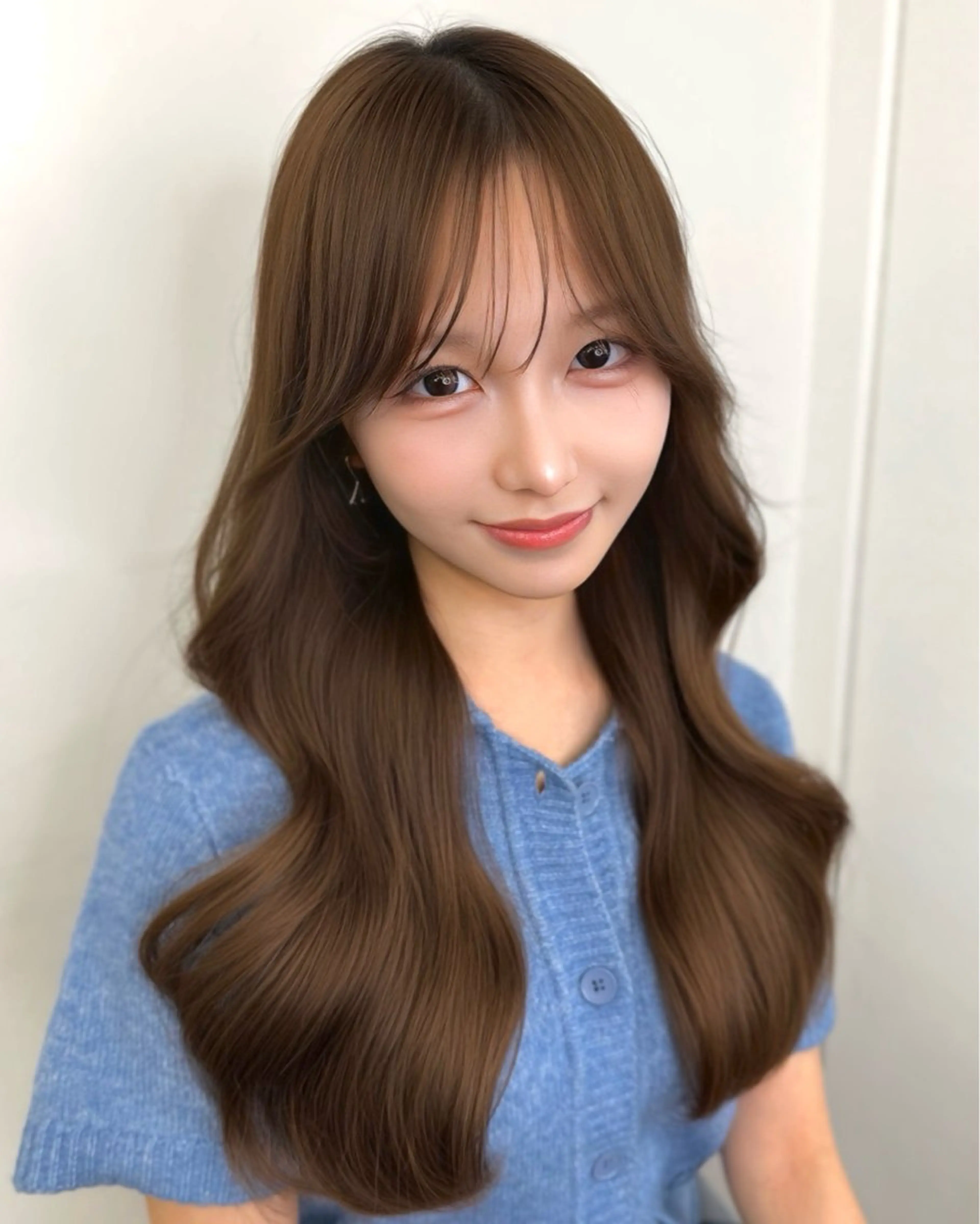 ロング トリートメント カット ヘアカラー トリートメント 韓国ヘア/髪質改善 レイヤーカットSHOのヘアスタイル