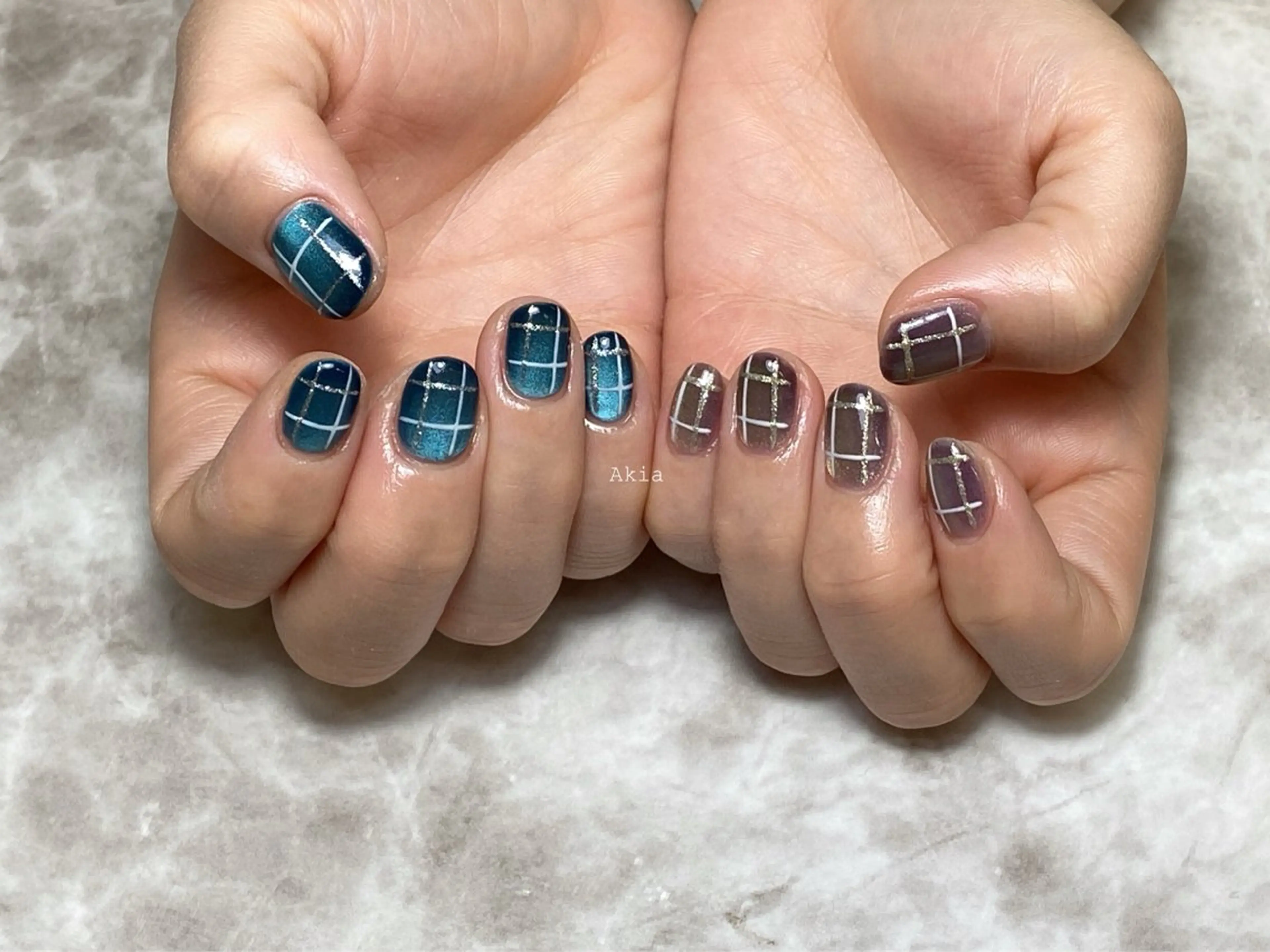 ネイル ハンドネイル 🫧 Akiaのネイルデザイン