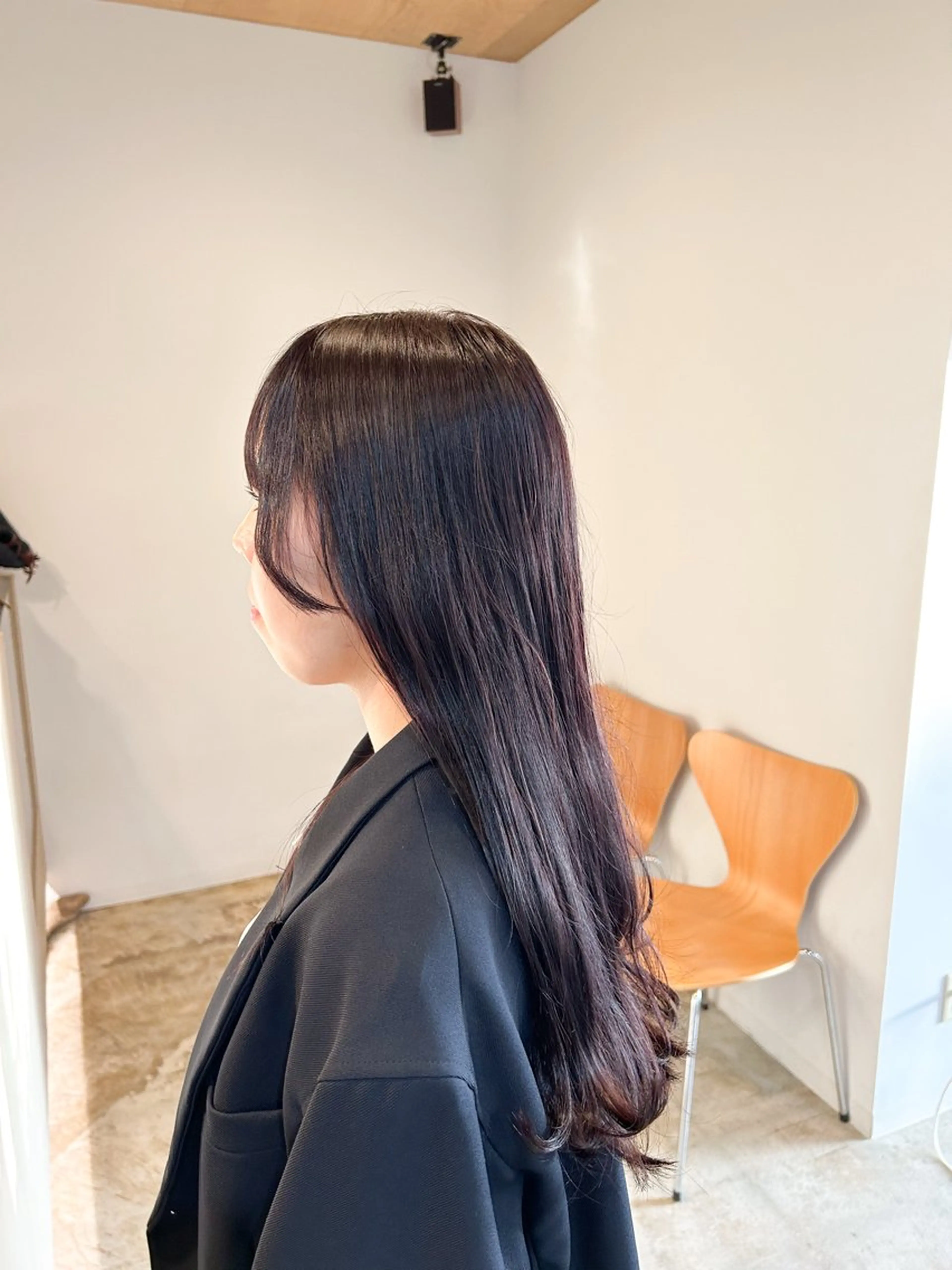 ロング カラー ヘアカラー 川端 明莉のヘアスタイル