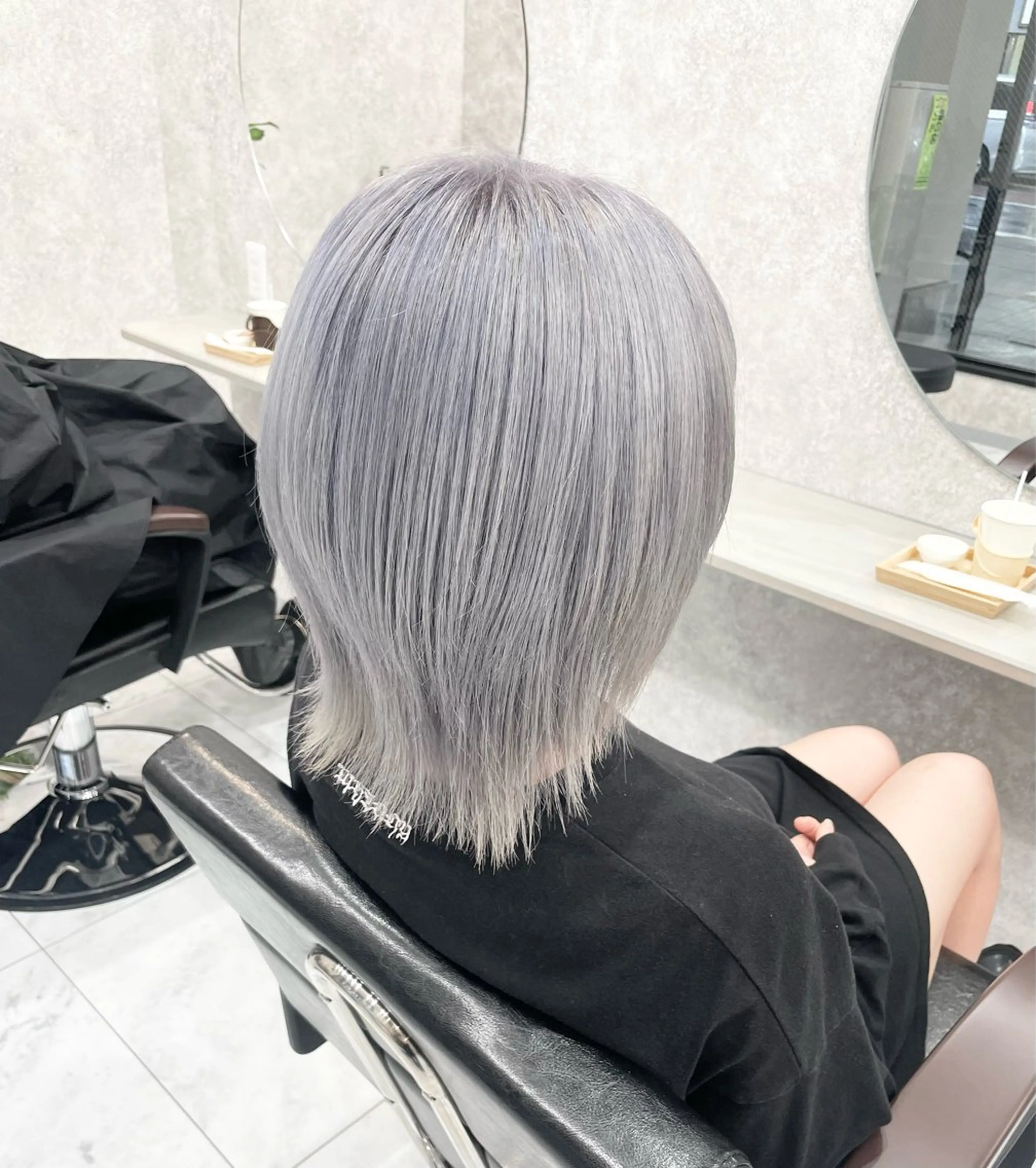 ショート 🦋ハイトーン🦋 石山 希理🦋のヘアスタイル