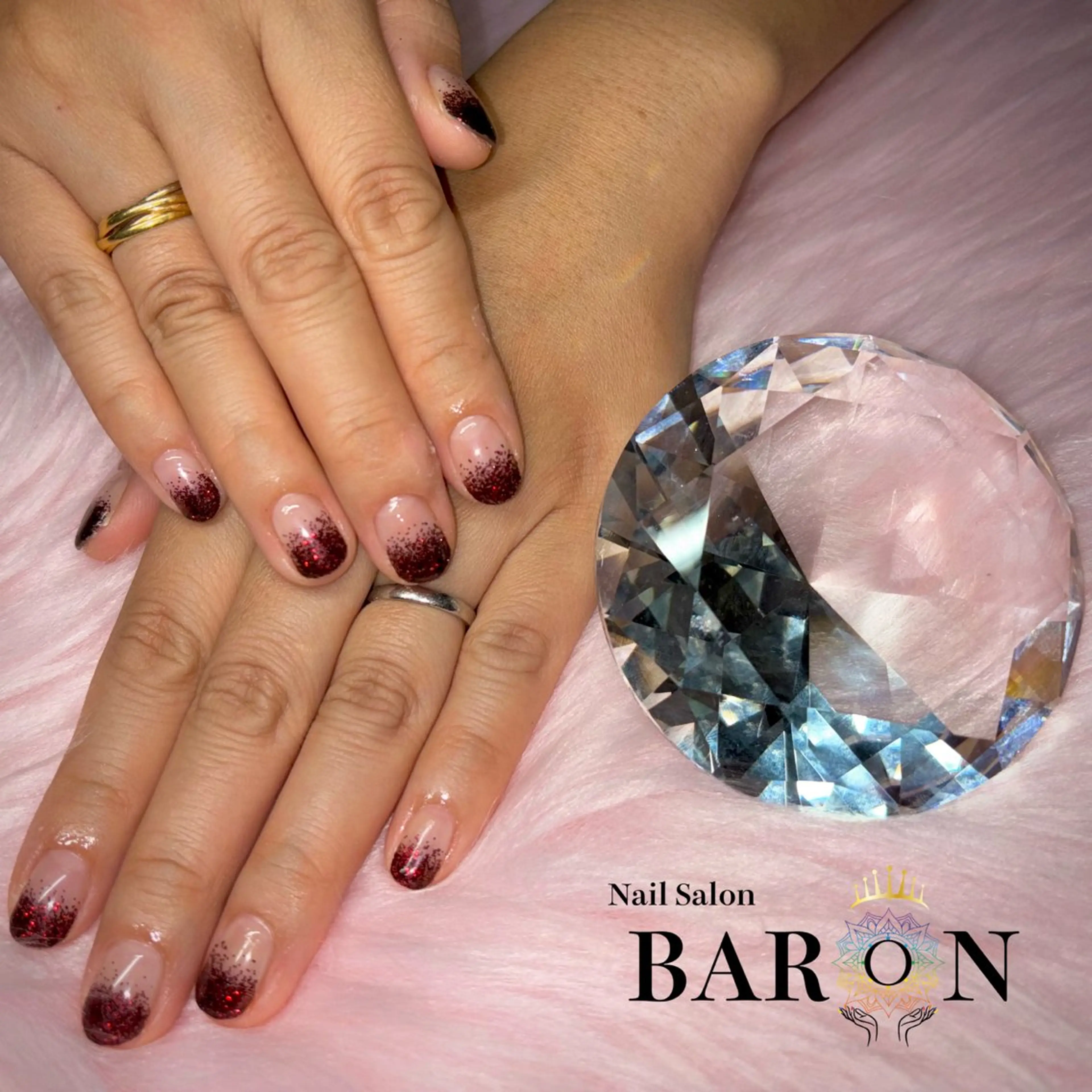 ネイル フットネイル おそろいネイル ♛BARON♛ MANAのネイルデザイン