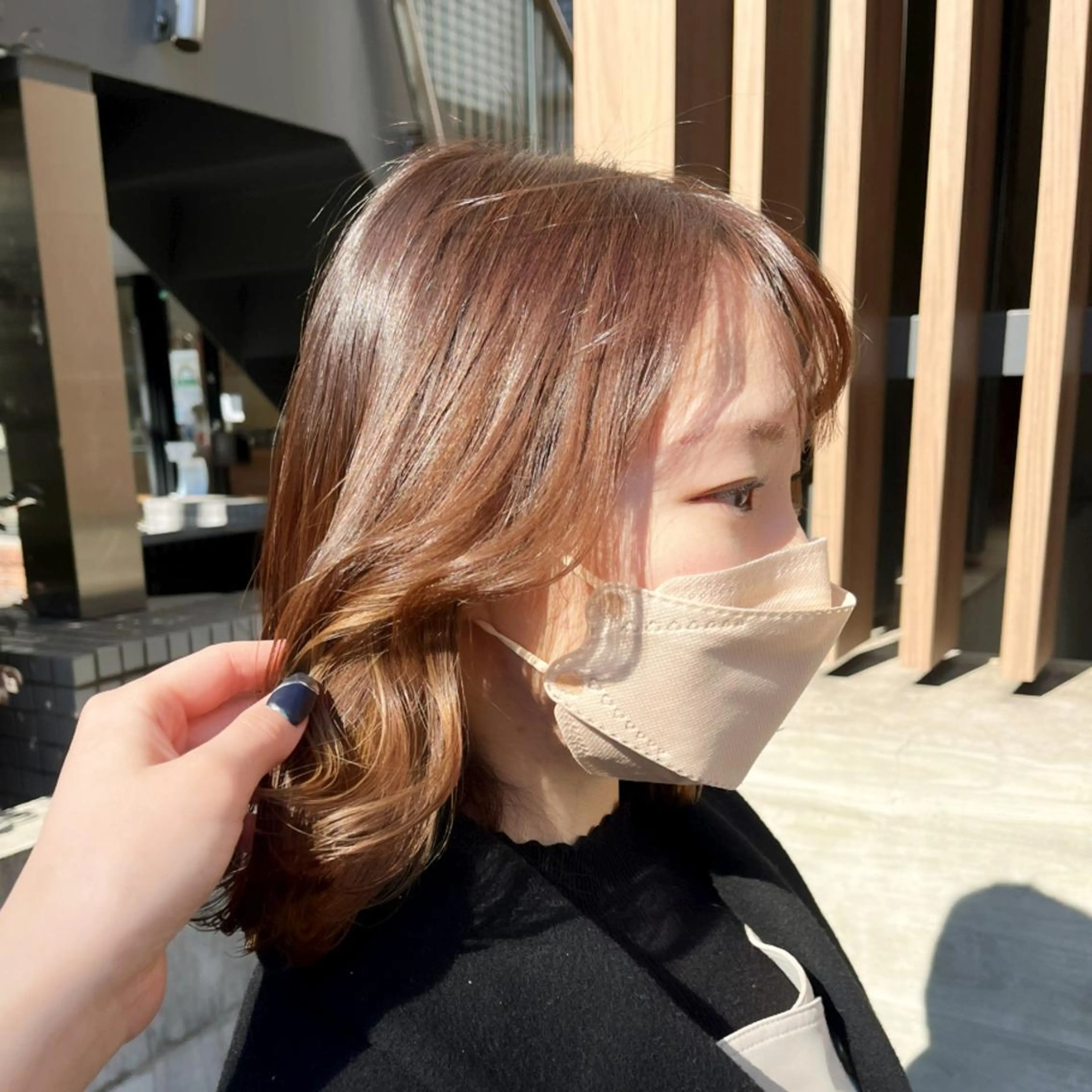 カラー ヘアアレンジ 髪質改善/縮毛矯正 艶カラー/珠聡のヘアスタイル